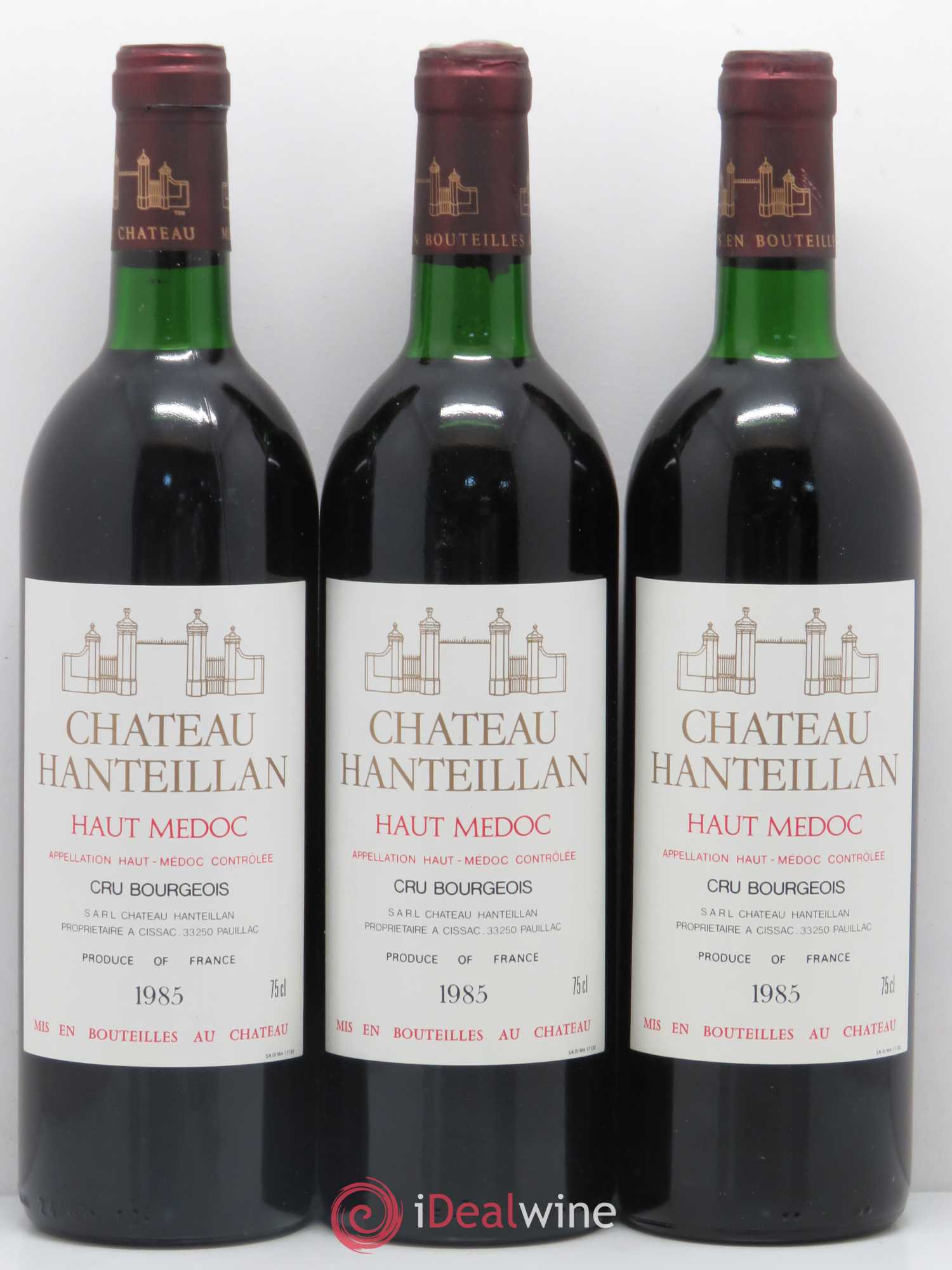 Château Hanteillan Cru Bourgeois (sans prix de réserve) 1985 - Lot de 12 bouteilles - 4