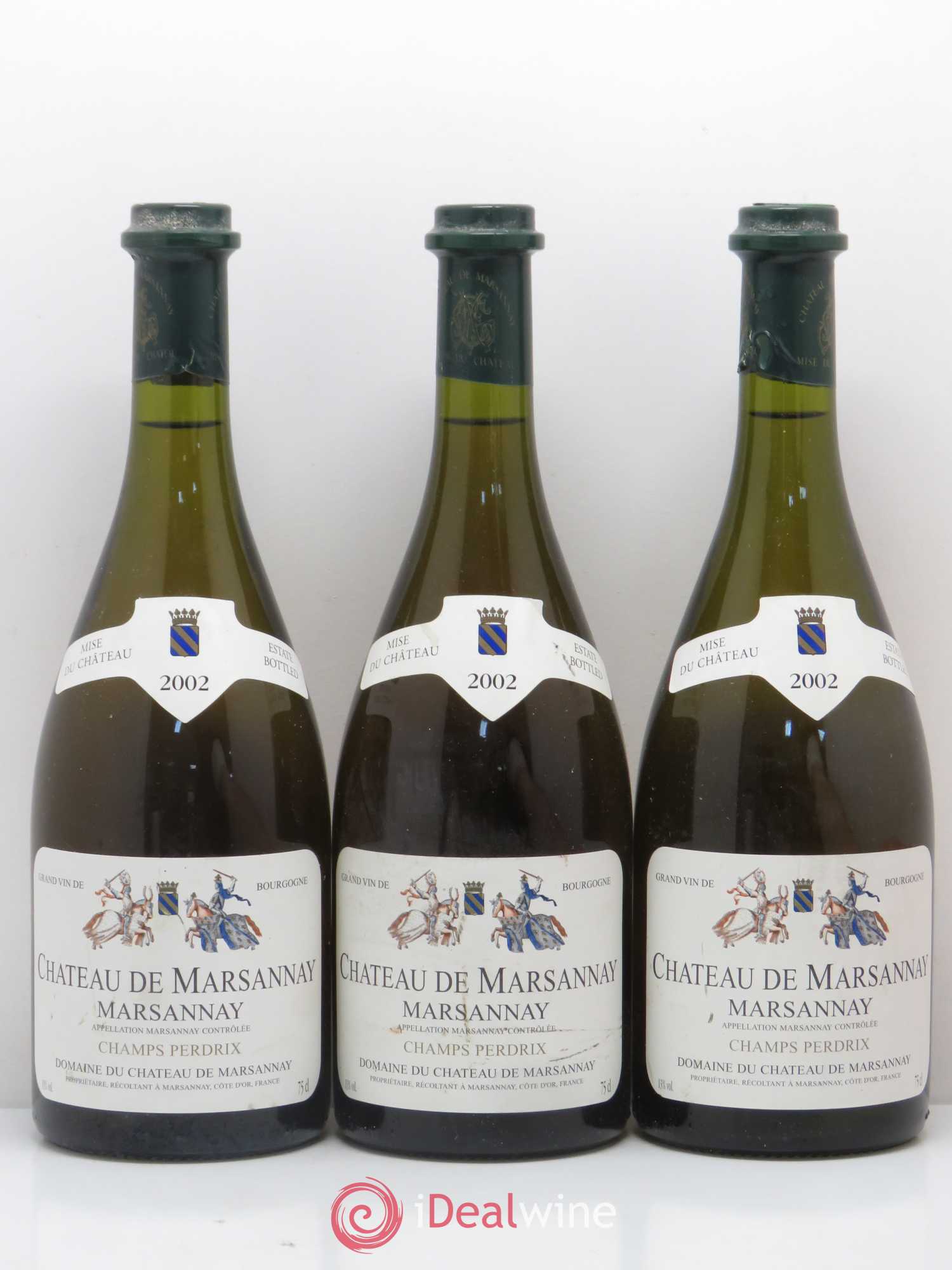 Marsannay Champs Perdrix Château de Marsannay 2002 - Posten von 3 Flaschen - 0
