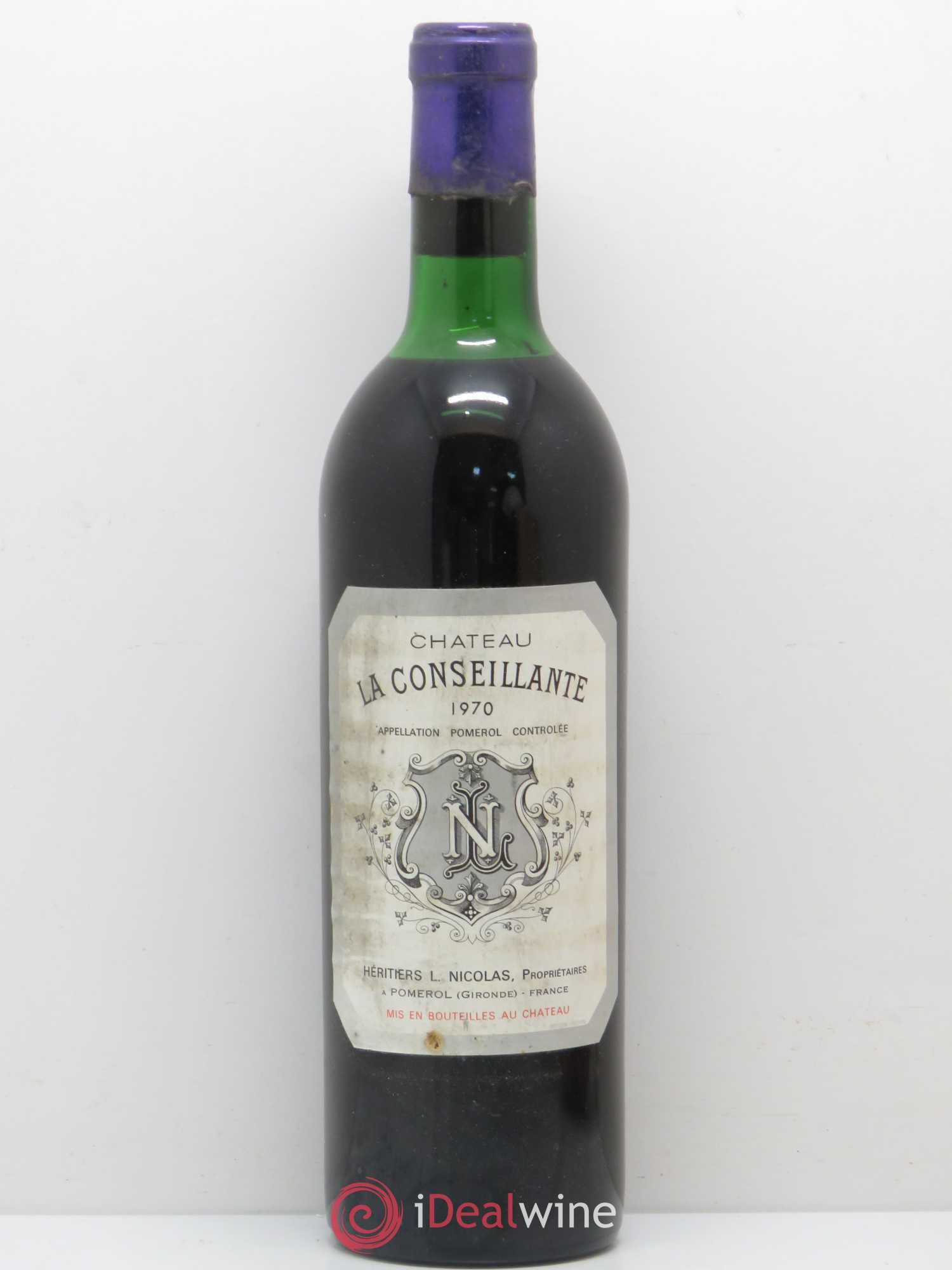 Château la Conseillante 1970 - Lot de 1 bouteille - 0