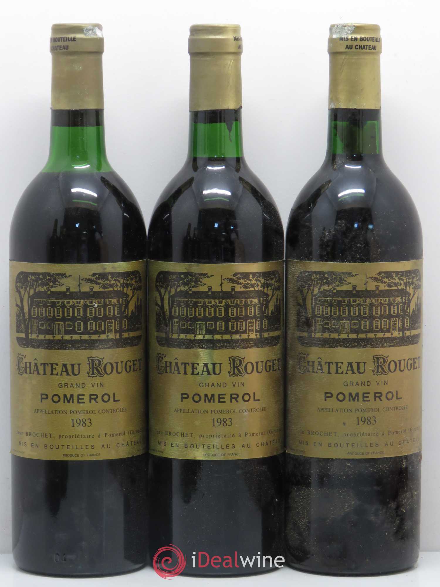 Château Rouget 1983 - Lot of 6 bottles - 1