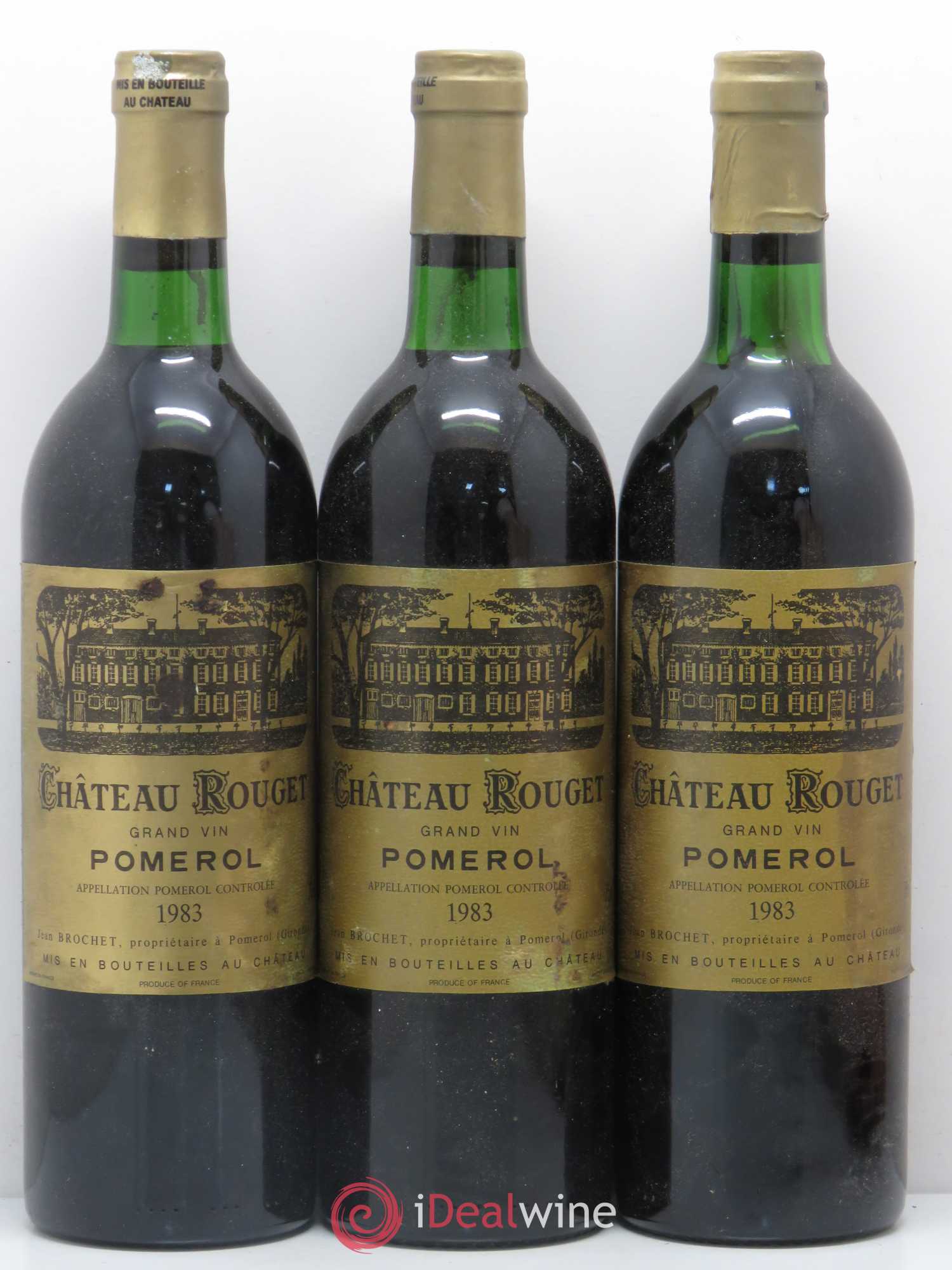 Château Rouget 1983 - Lot of 6 bottles - 2