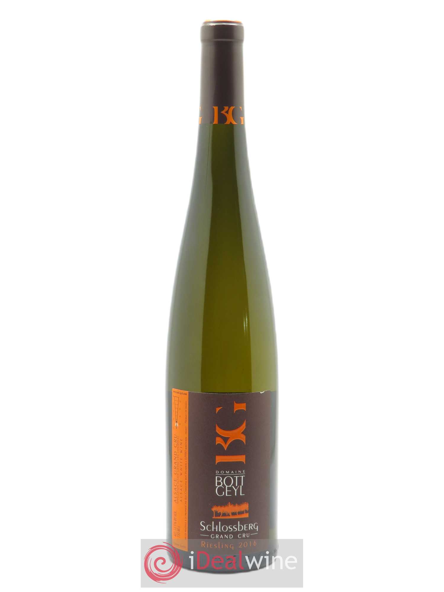 Alsace Riesling Grand Cru Schlossberg Bott-Geyl (Domaine) 2016 - Lot de 1 bouteille - 0