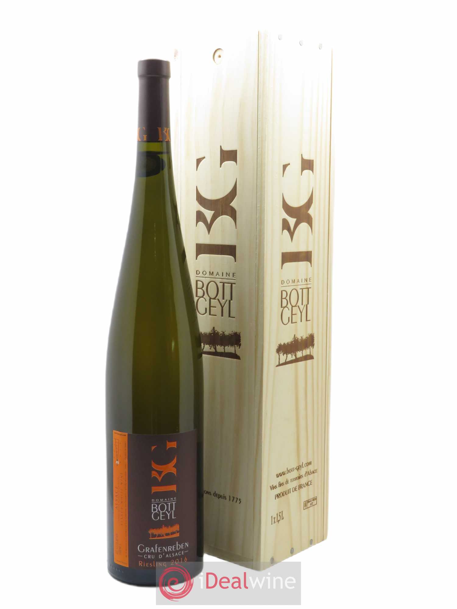 Alsace Riesling Grafenreben Bott-Geyl (Domaine) 2012 - Lot de 1 double magnum - 2