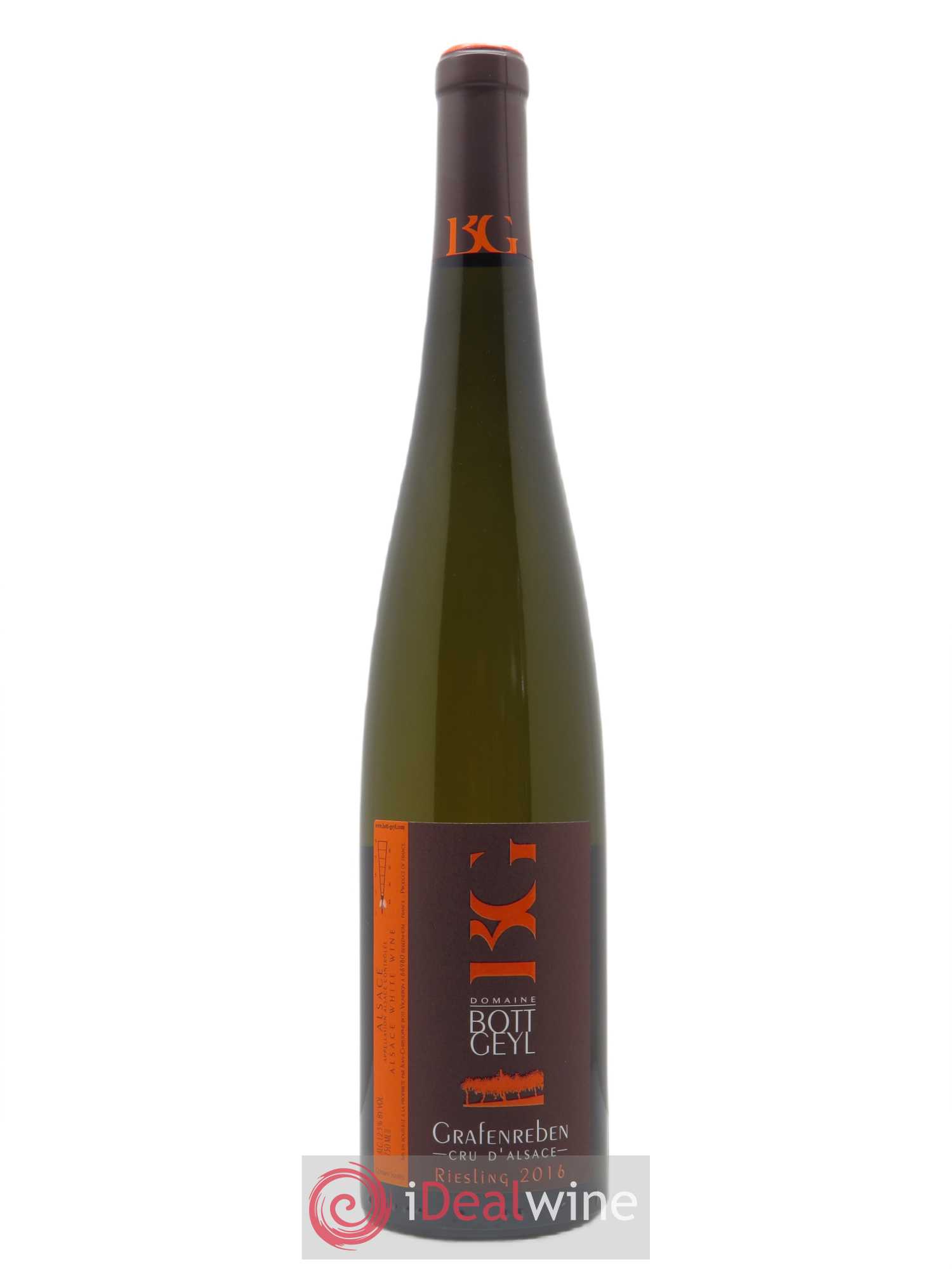 Alsace Riesling Grafenreben Bott-Geyl (Domaine) 2016 - Lot de 1 bouteille - 0