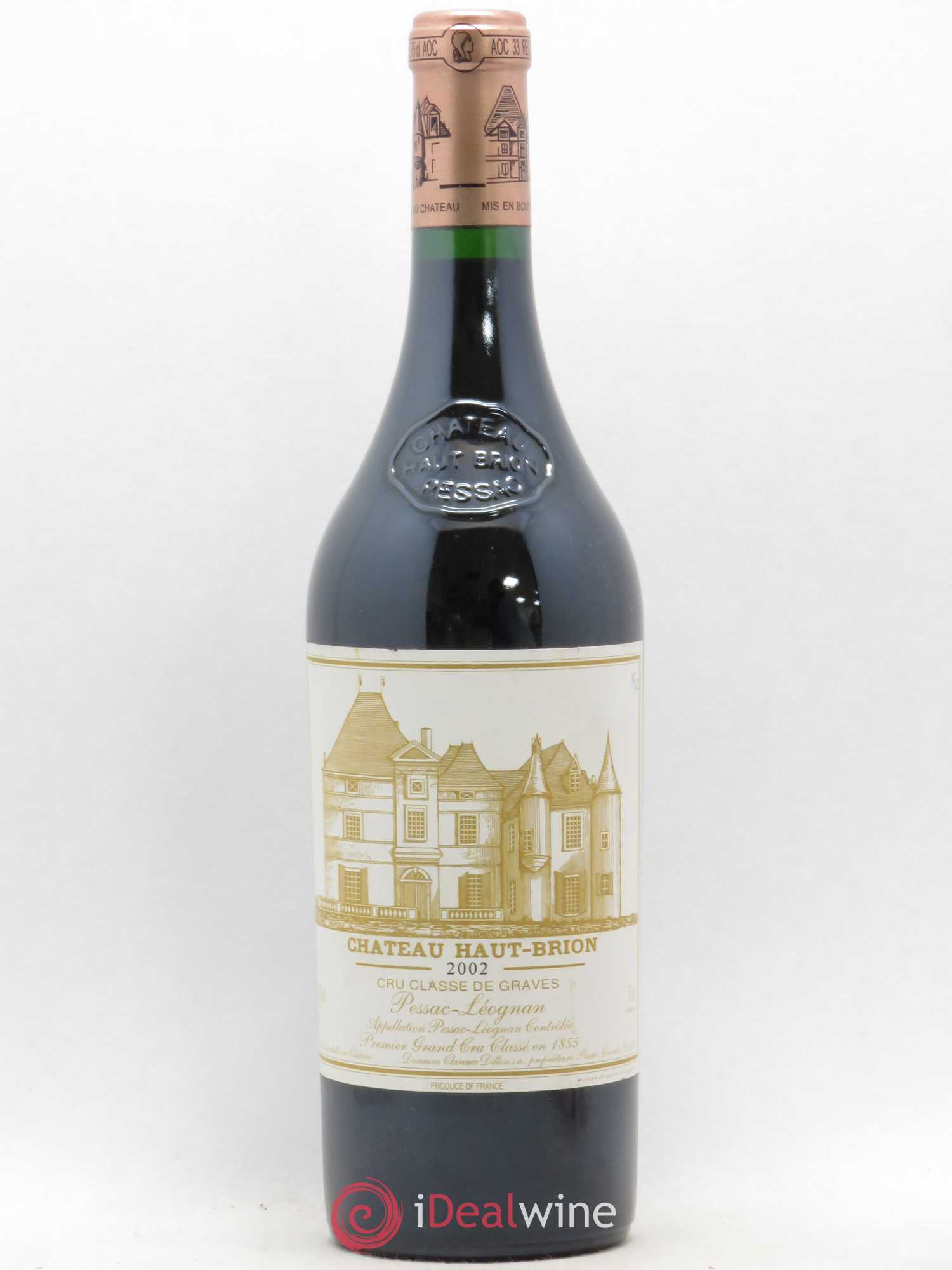Château Haut Brion 1er Grand Cru Classé 2002 - Lot de 1 bouteille - 0