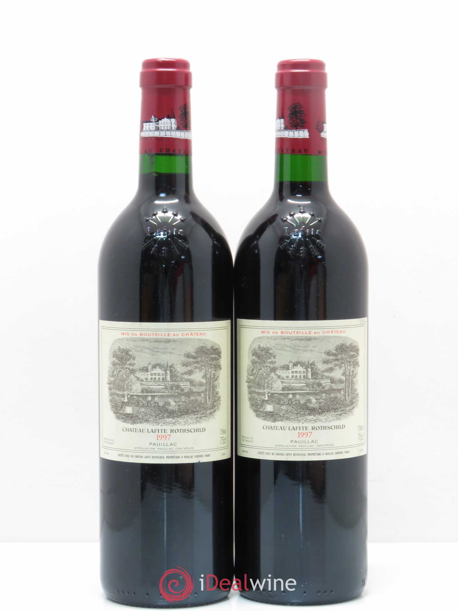 Château Lafite Rothschild 1er Grand Cru Classé 1997 - Lot de 2 bouteilles - 0