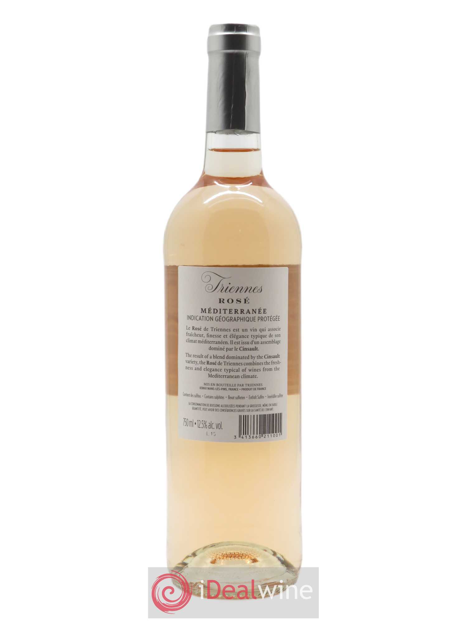 Méditerranée Rosé Triennes (Domaine) 2020 - Lot de 1 bouteille - 1