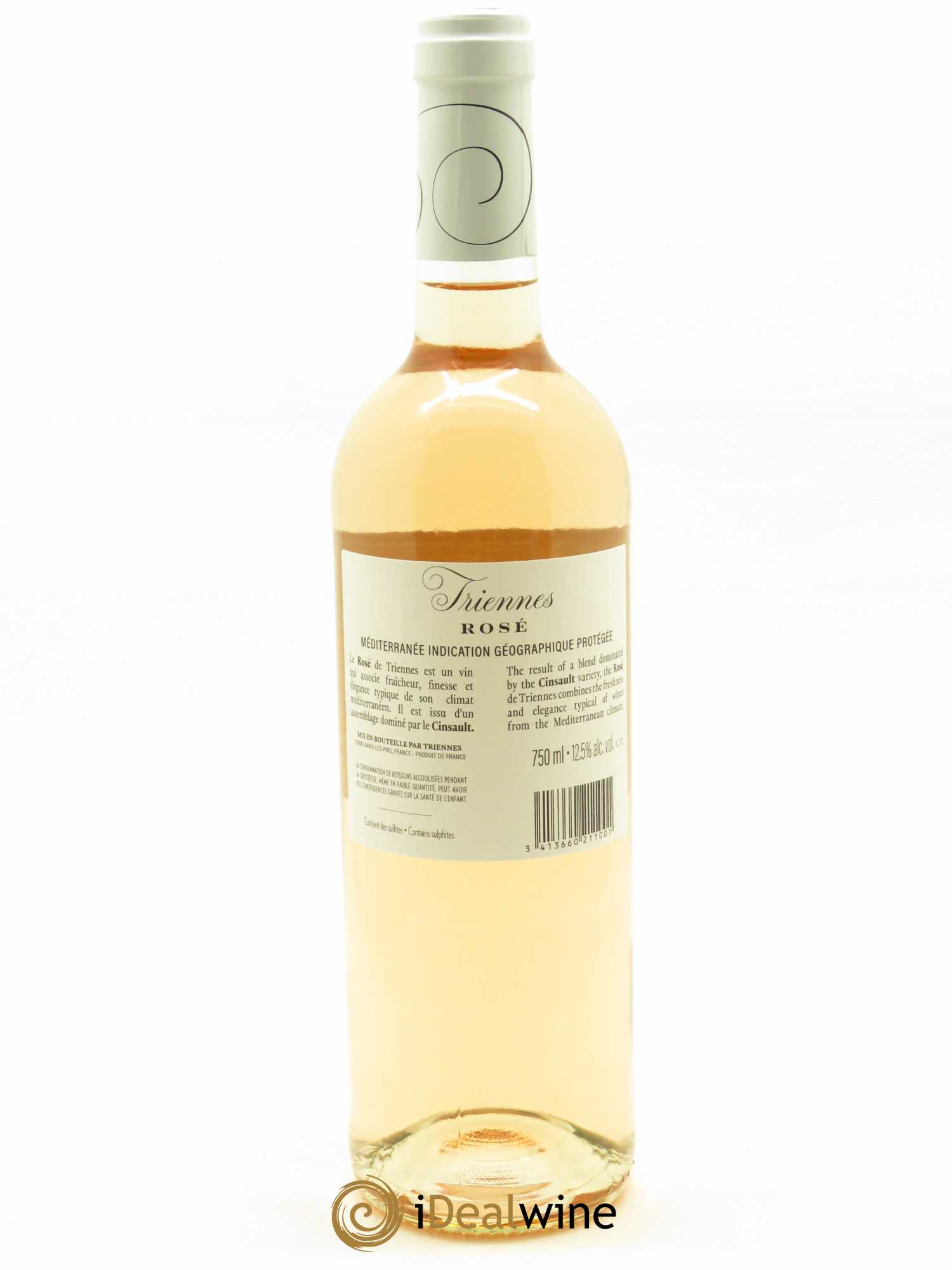 IGP Méditerranée Rosé Triennes (Domaine) 2021 - Lot de 1 bouteille - 1