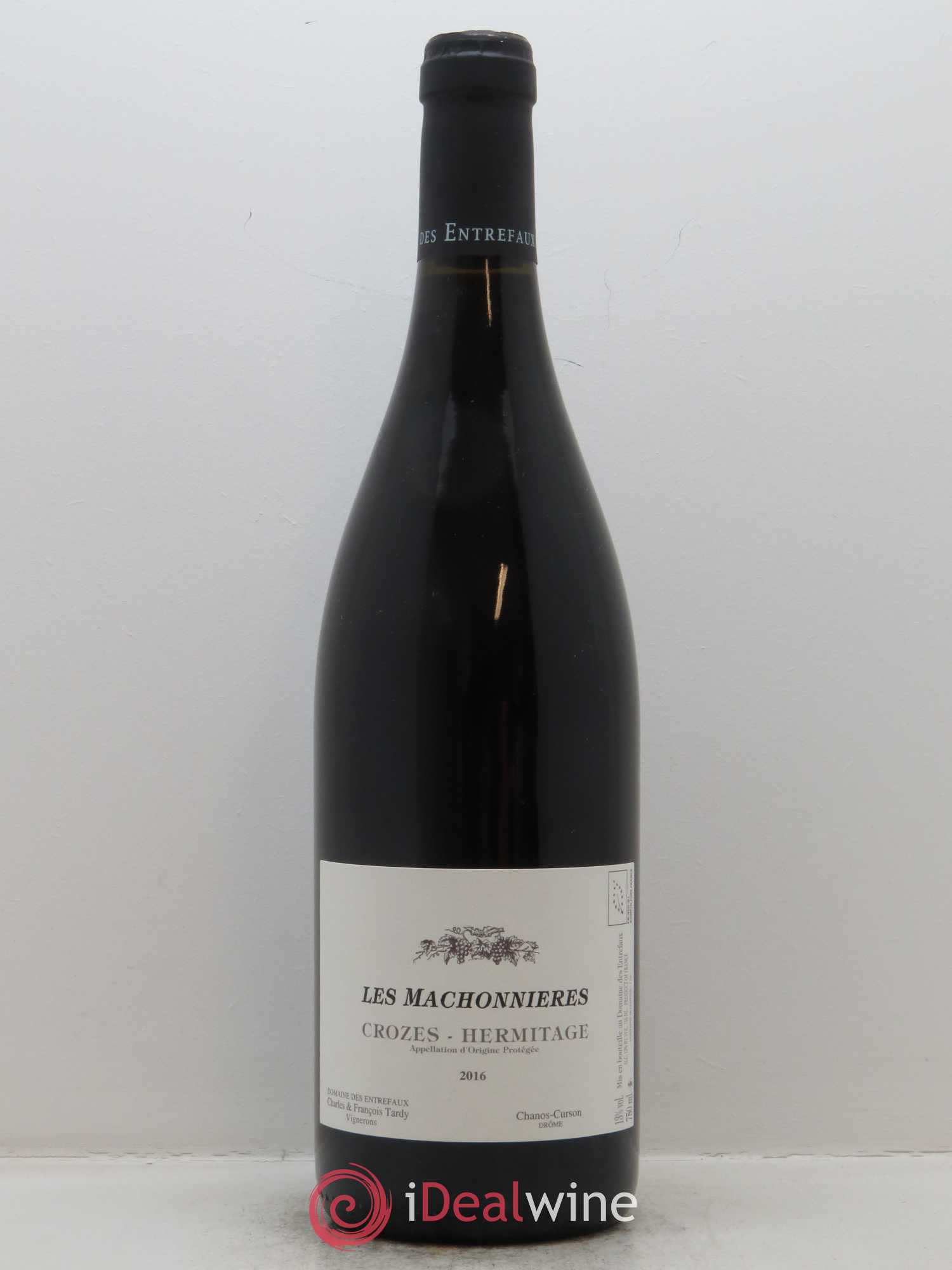 Crozes-Hermitage Les Machonnières Domaine des Entrefaux 2016 - Lot de 1 bouteille - 0
