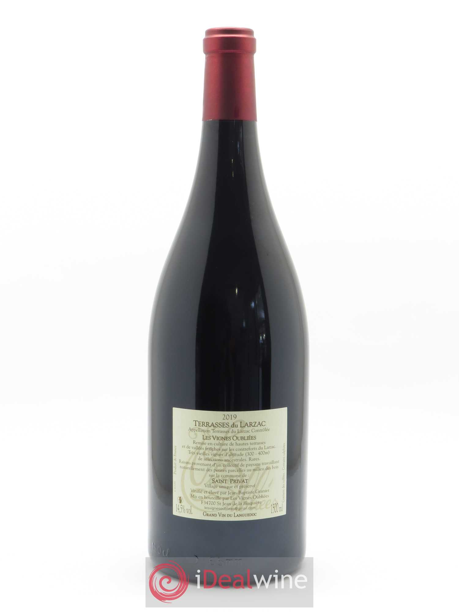 Terrasses du Larzac Les Vignes Oubliées Jean-Baptiste Granier 2019 - Lot de 1 magnum - 1