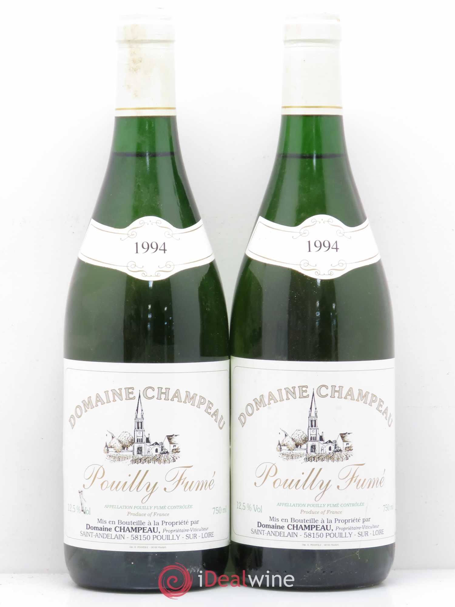 Pouilly-Fumé Domaine Champeau 1994 - Posten von 5 Flaschen - 2