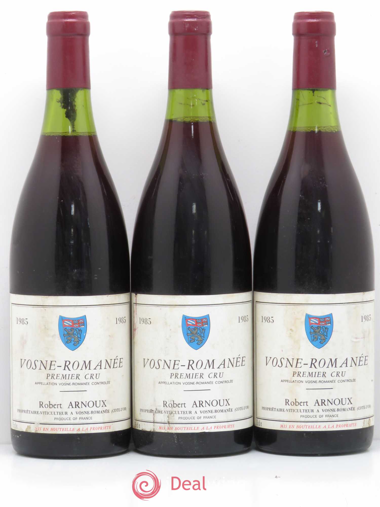 Vosne-Romanée 1er Cru Arnoux 1985 - Lot de 3 bouteilles - 0