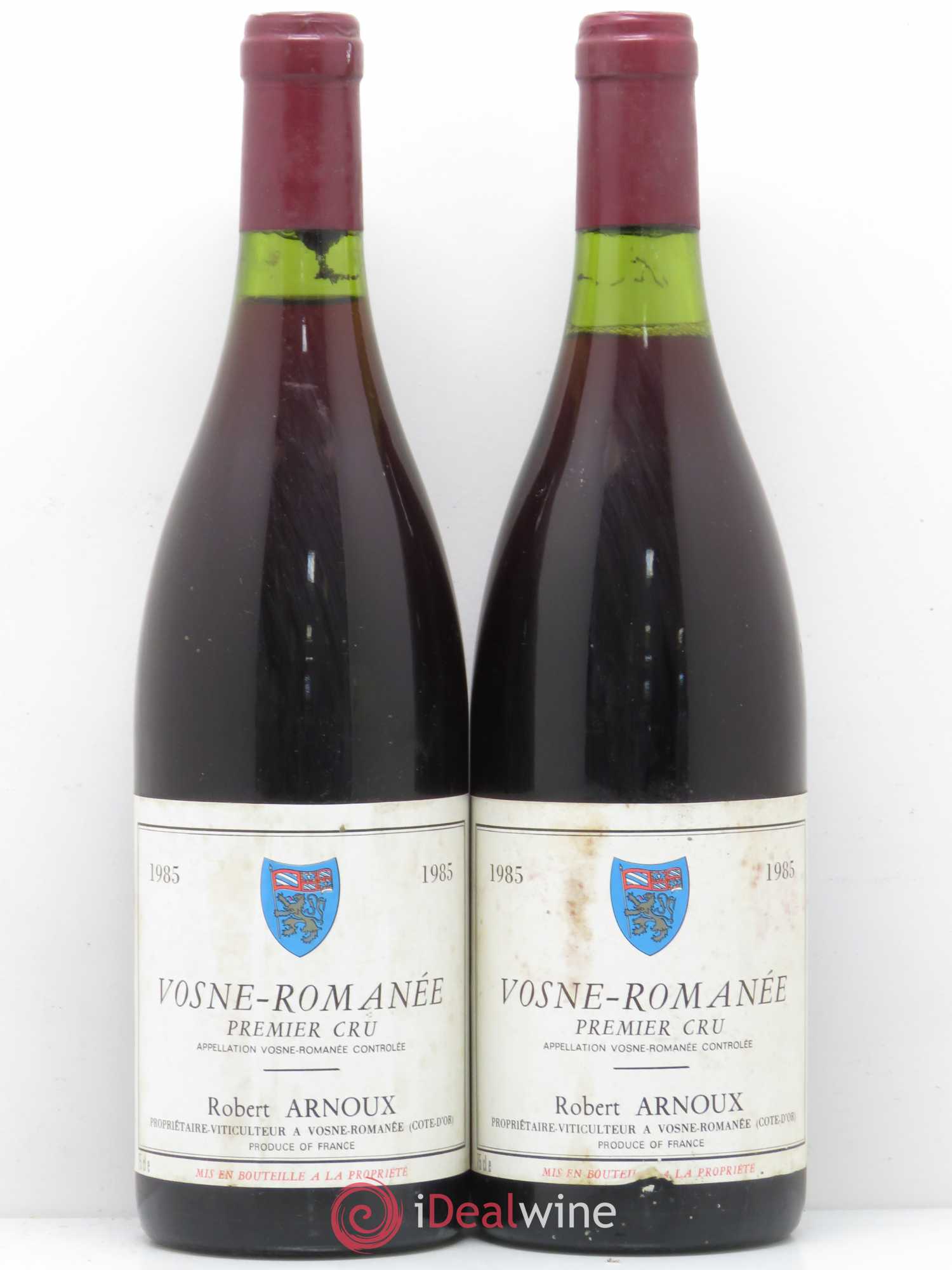 Vosne-Romanée 1er Cru Arnoux 1985 - Lot de 2 bouteilles - 0