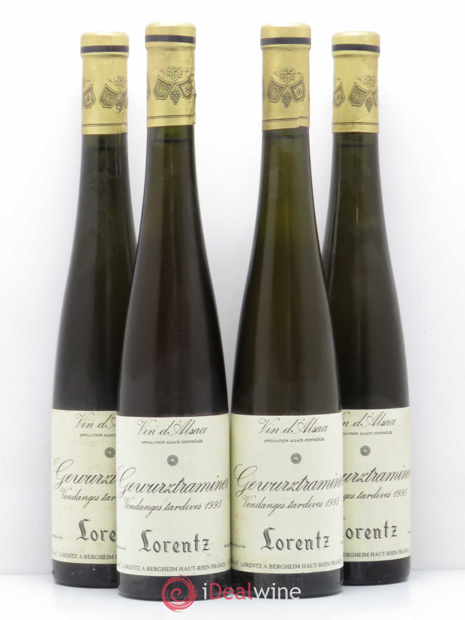 Gewurztraminer André Lorentz Vendanges Tardives 1995 - Lot de 4 bouteilles - 0
