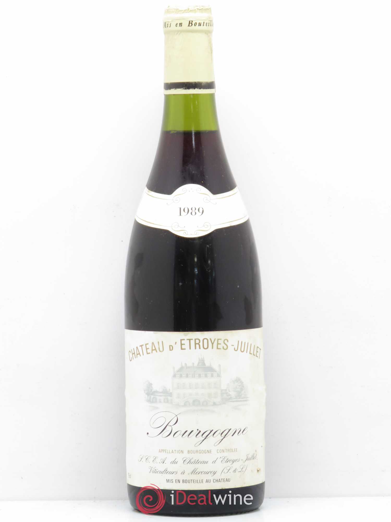 Bourgogne Château Etroyes Juillet 1989 - Posten von 1 Flasche - 0