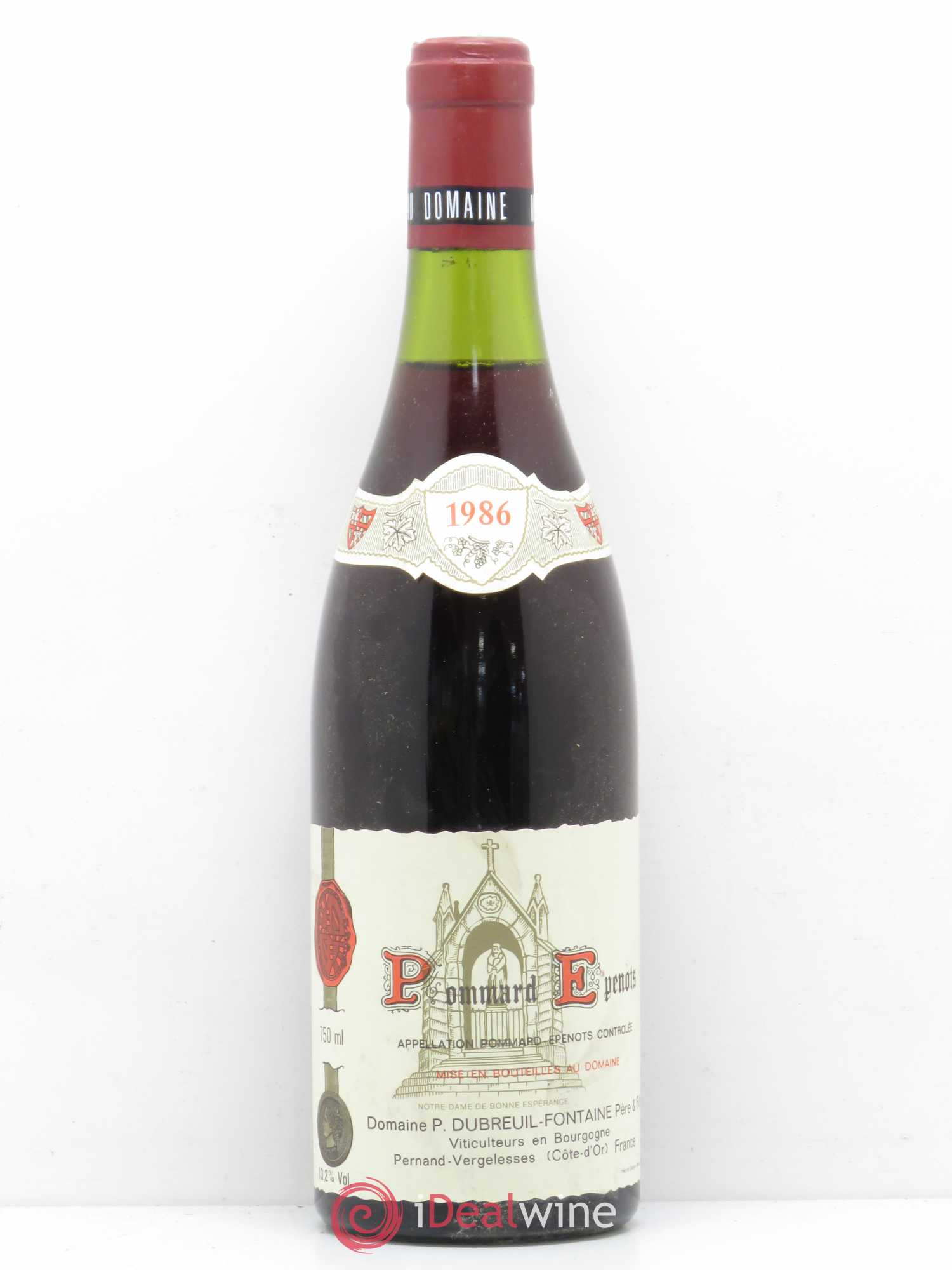 Pommard 1er Cru Les Epenots Domaine Dubreuil-Fontaine 1986 - Posten von 1 Flasche - 0