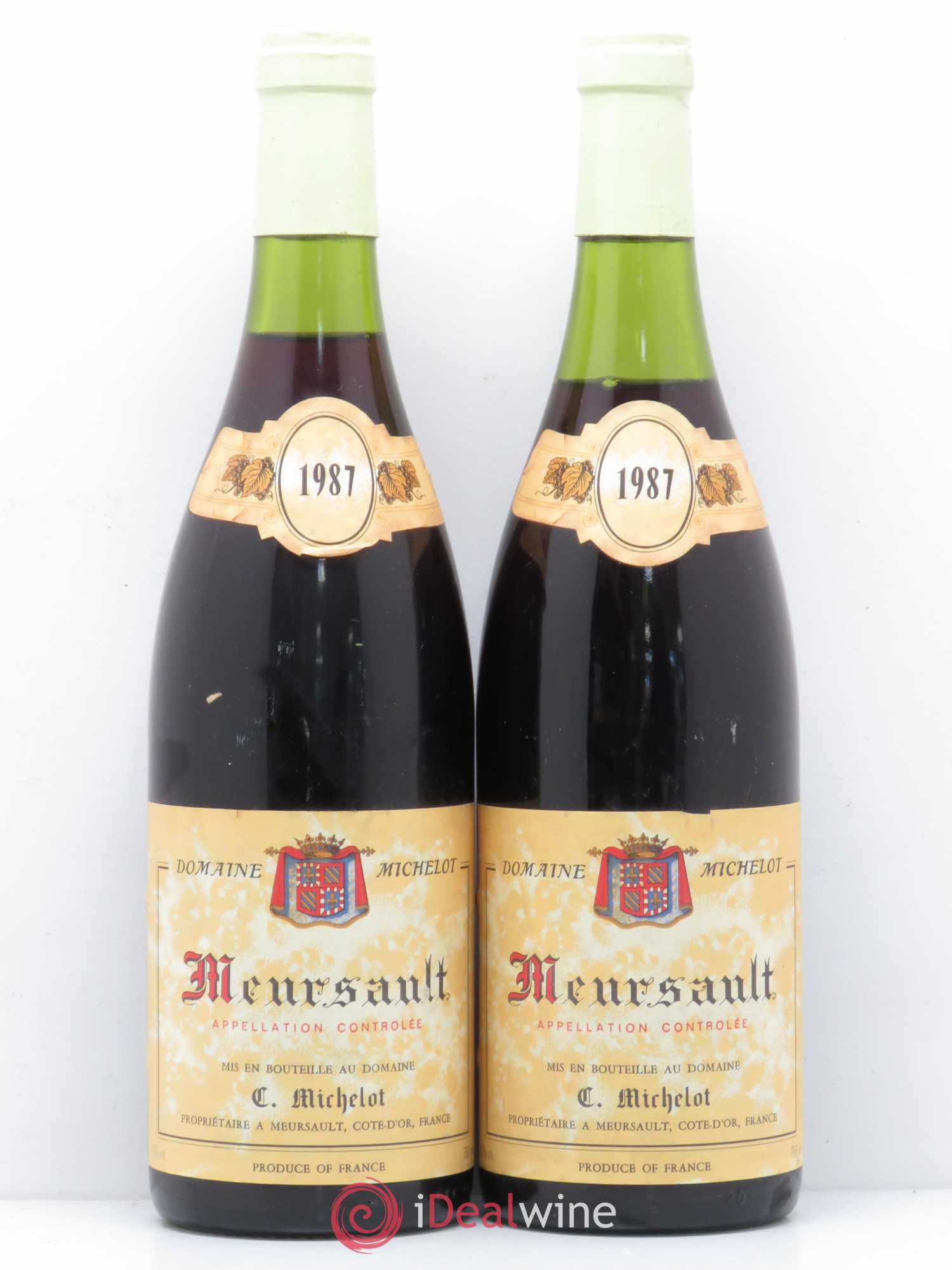 Meursault C. Michelot 1987 - Lot de 2 bouteilles - 0
