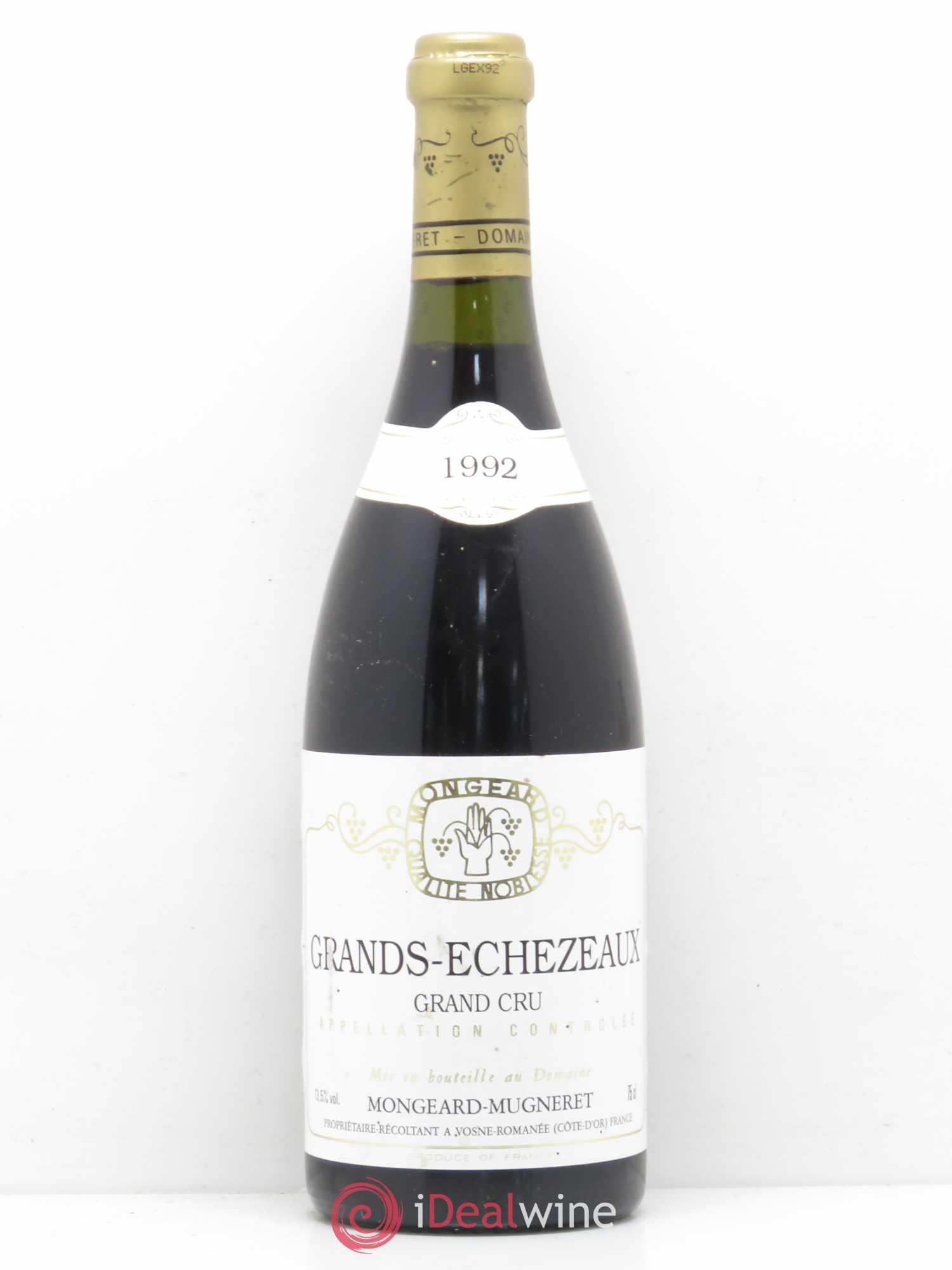 Grands-Echezeaux Grand Cru Mongeard-Mugneret (Domaine) 1992 - Lot de 1 bouteille - 0