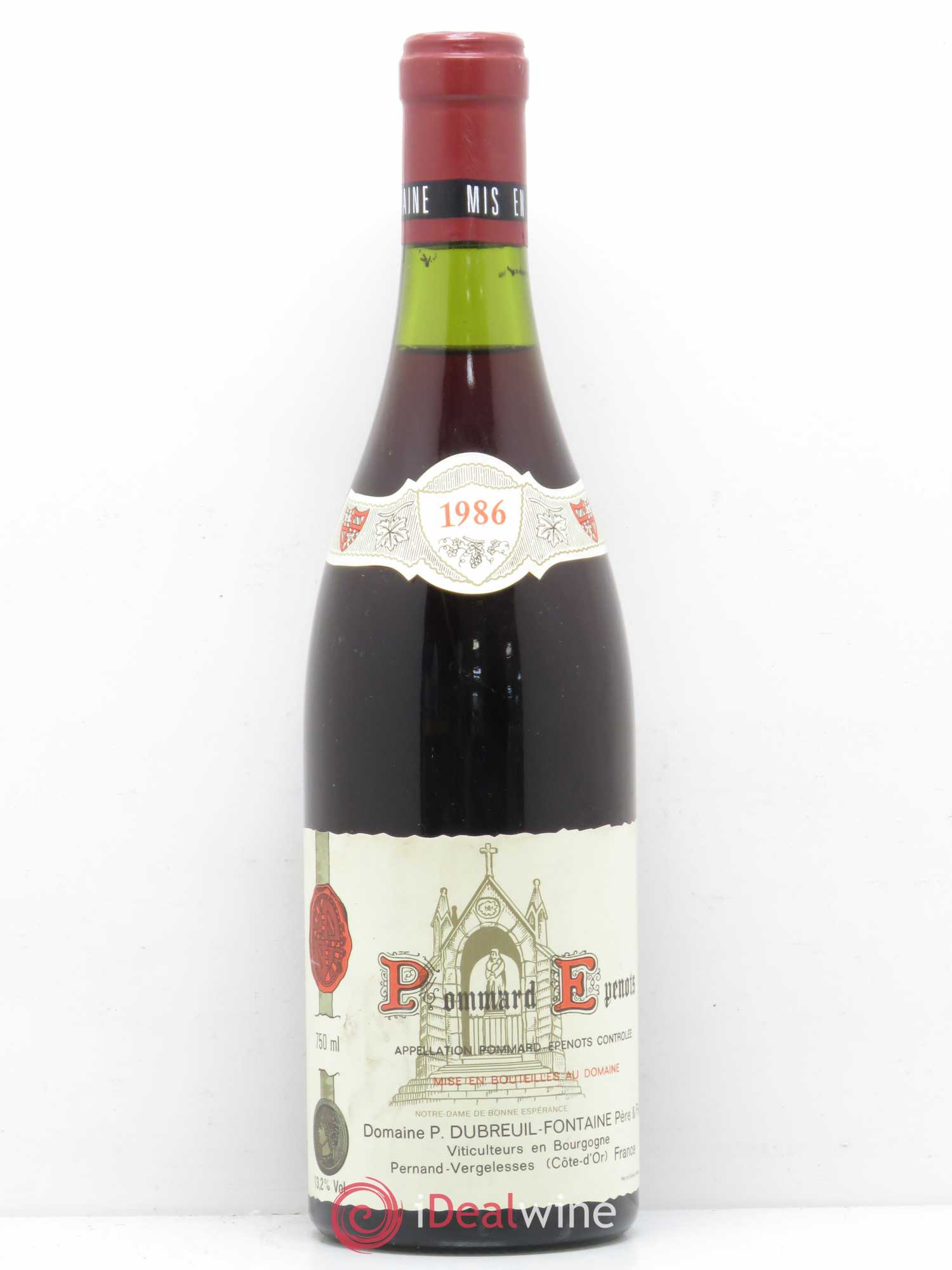 Pommard 1er Cru Les Epenots Domaine Dubreuil-Fontaine 1986 - Posten von 1 Flasche - 0
