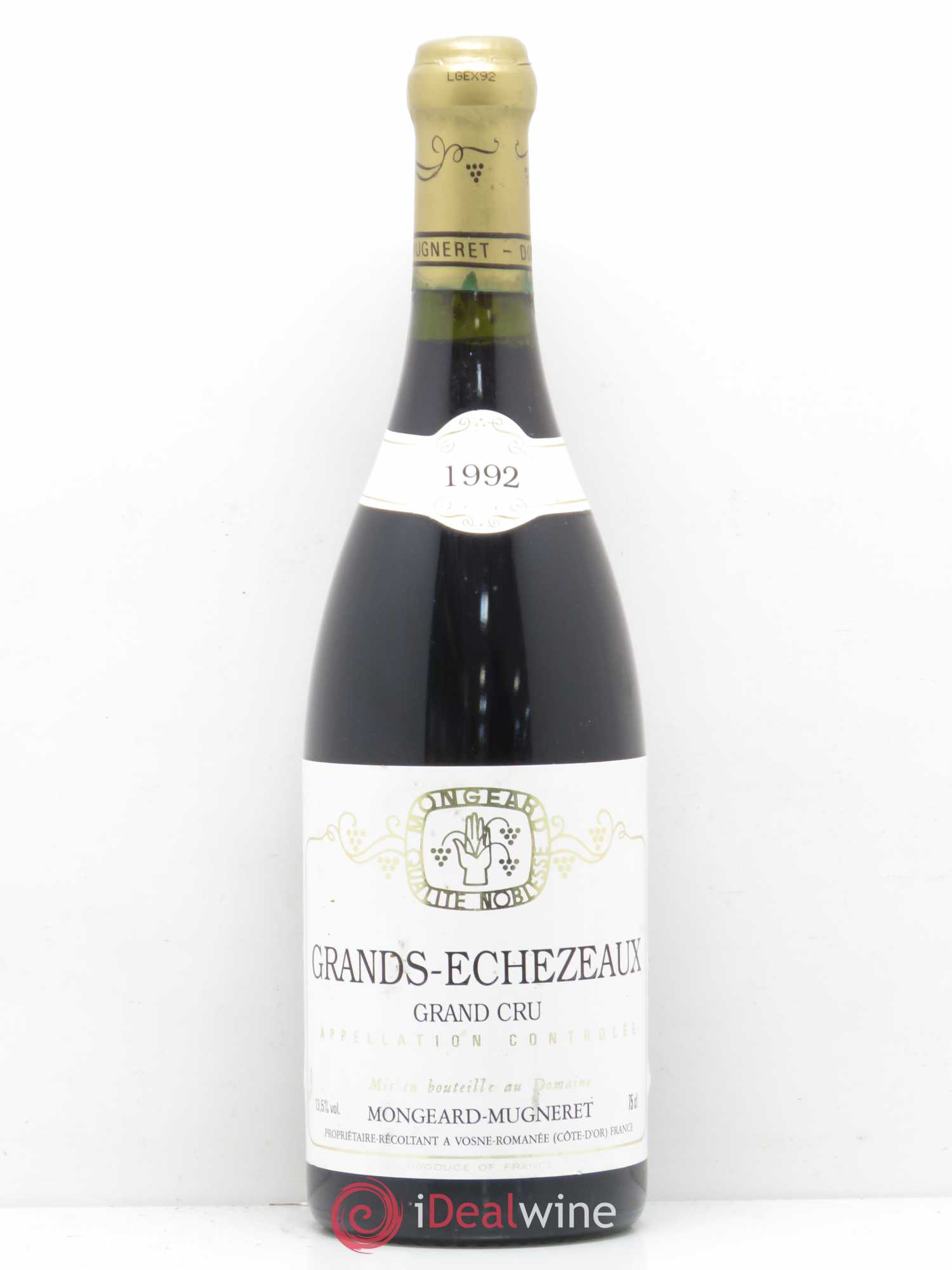 Grands-Echezeaux Grand Cru Mongeard-Mugneret (Domaine) 1992 - Lot de 1 bouteille - 0