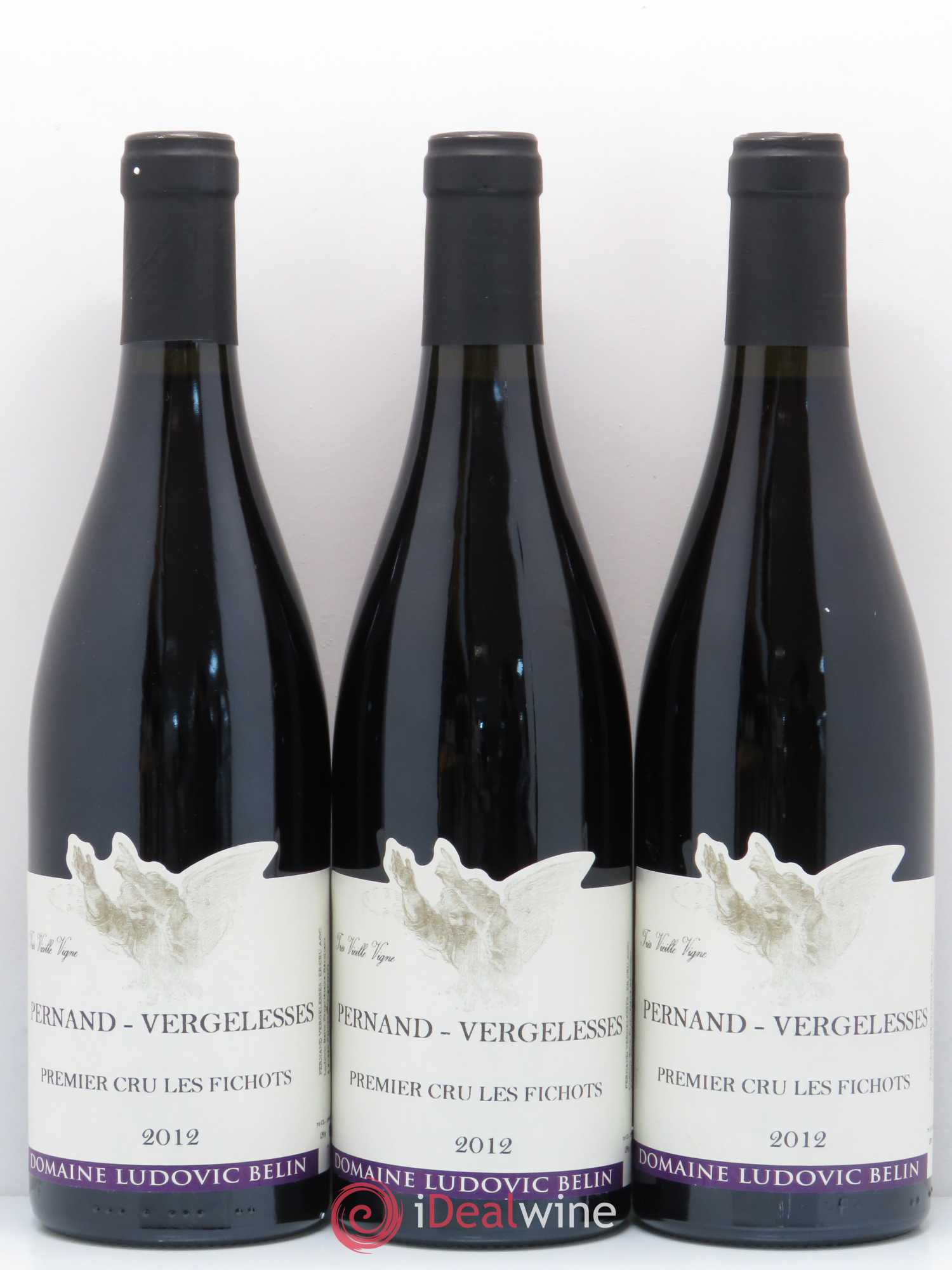 Pernand-Vergelesses 1er Cru Les Fichots Domaine Ludovic Belin 2012 - Posten von 3 Flaschen - 0