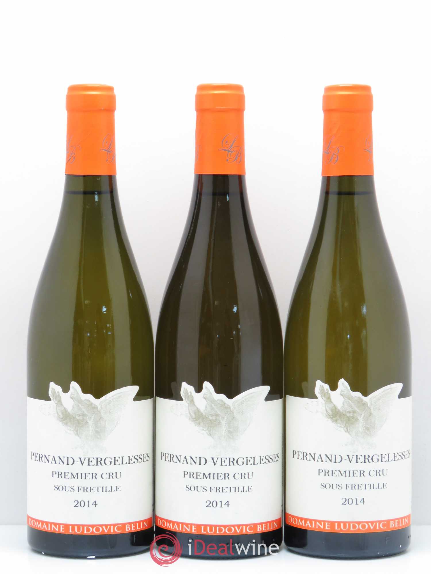 Pernand-Vergelesses 1er Cru Sous Fretille Domaine Ludovic Belin 2014 - Posten von 3 Flaschen - 0