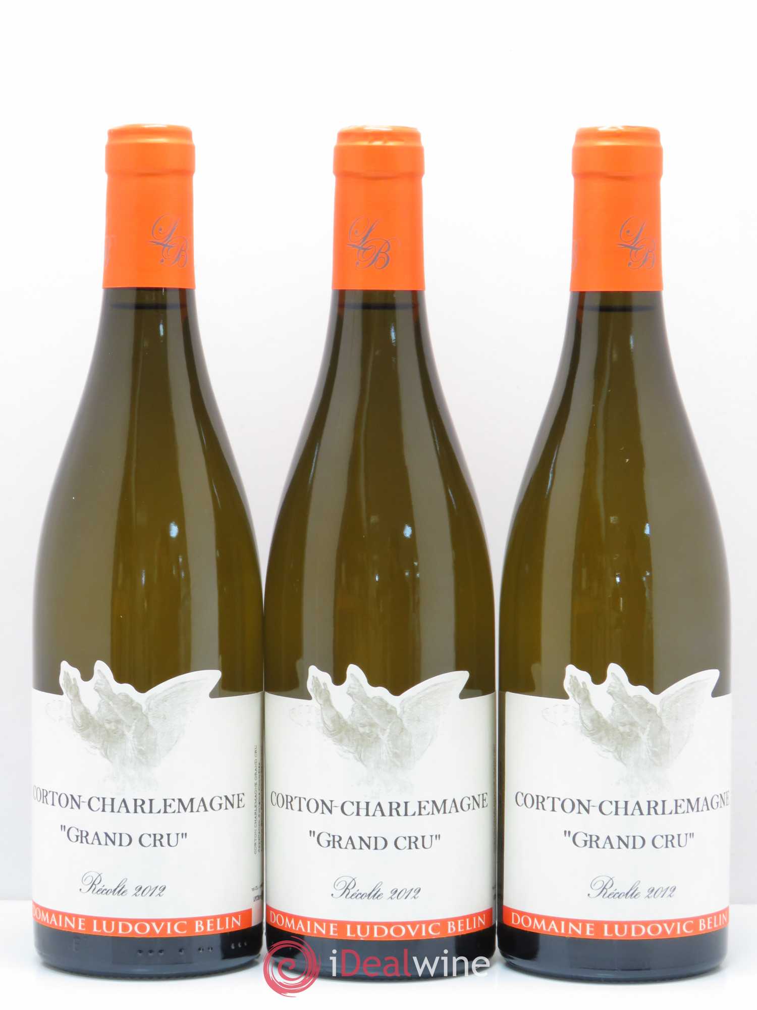 Corton-Charlemagne Grand Cru Domaine Ludovic Belin (sans prix de réserve) 2012 - Posten von 3 Flaschen - 0