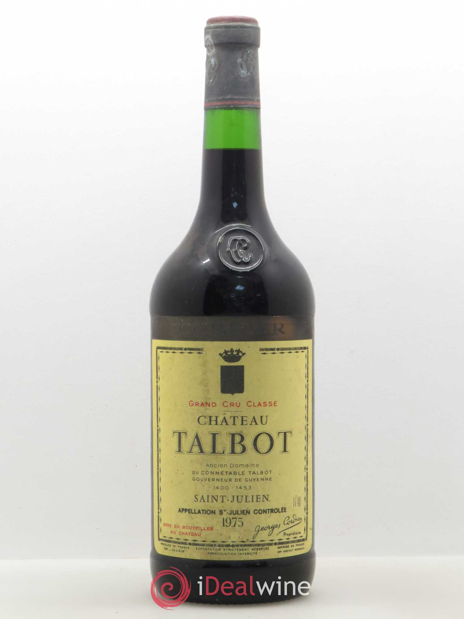 Château Talbot 4ème Grand Cru Classé 1975 - Lot of 1 magnum - 0