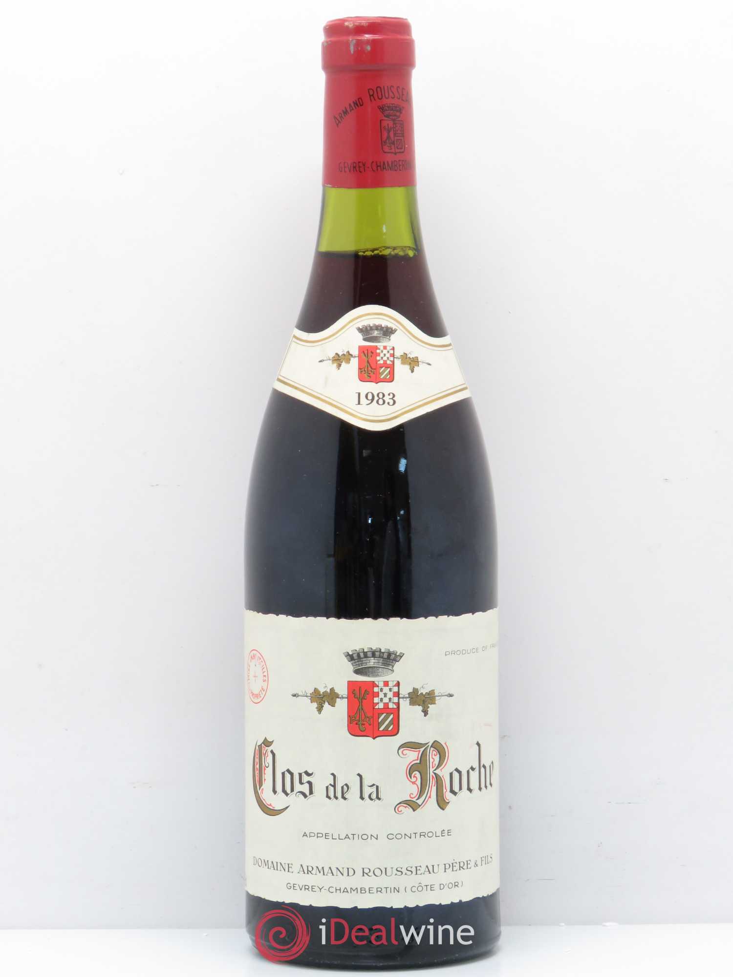 Clos de la Roche Grand Cru Armand Rousseau (Domaine) 1983 - Lot de 1 bouteille - 0