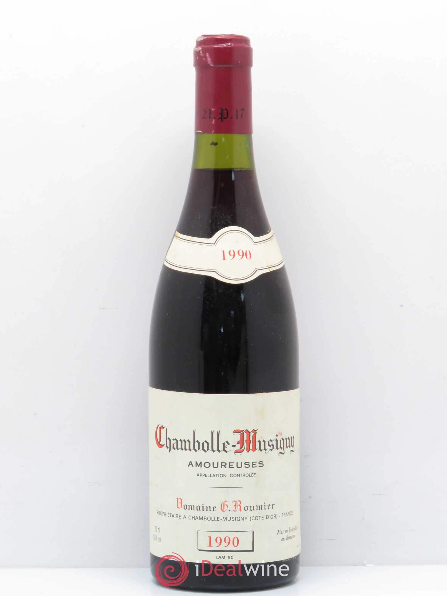 Chambolle-Musigny 1er Cru Les Amoureuses Georges Roumier (Domaine) 1990 - Lot de 1 bouteille - 0