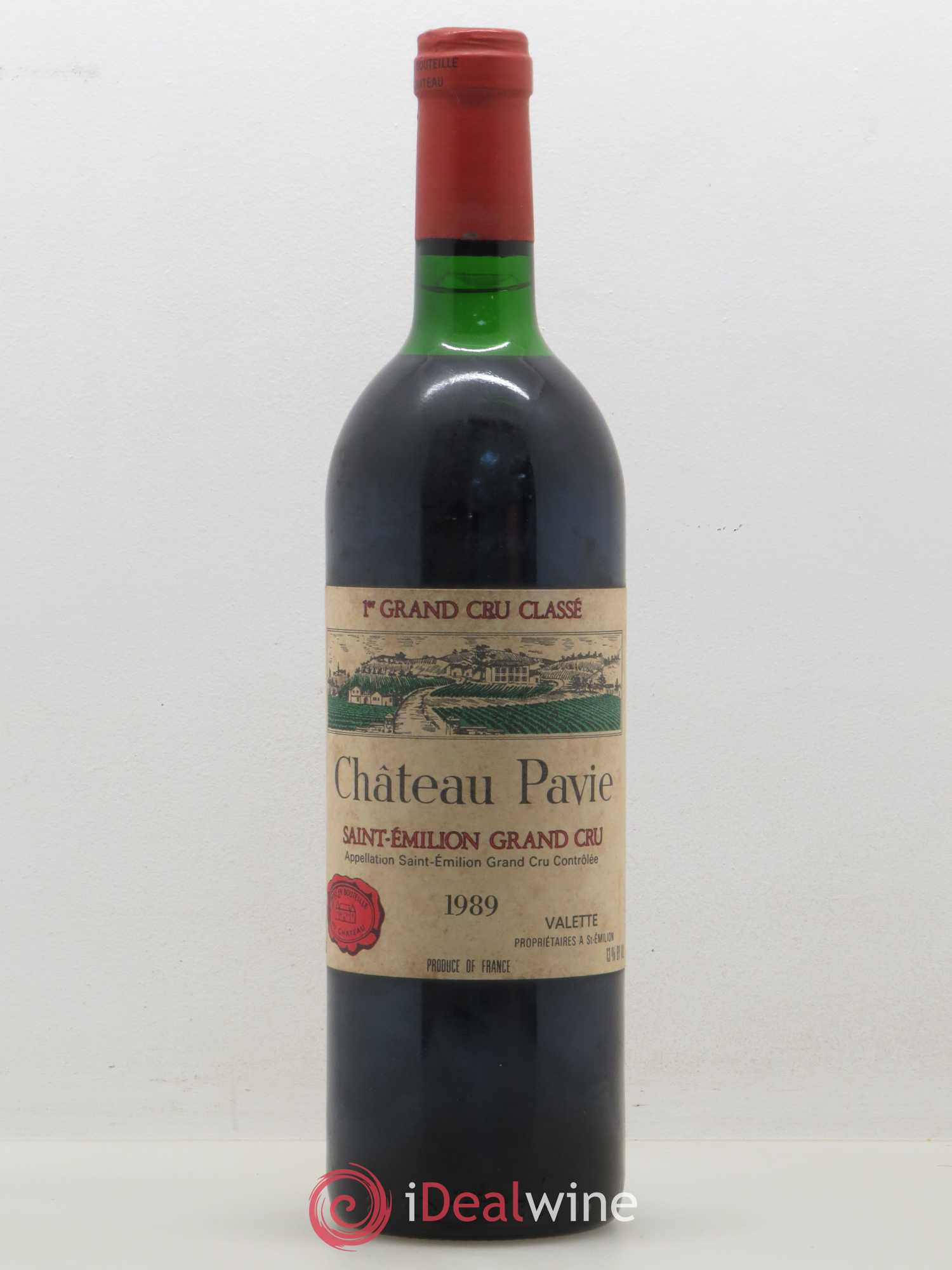 Château Pavie 1er Grand Cru Classé A 1989 - Lot de 1 bouteille - 0