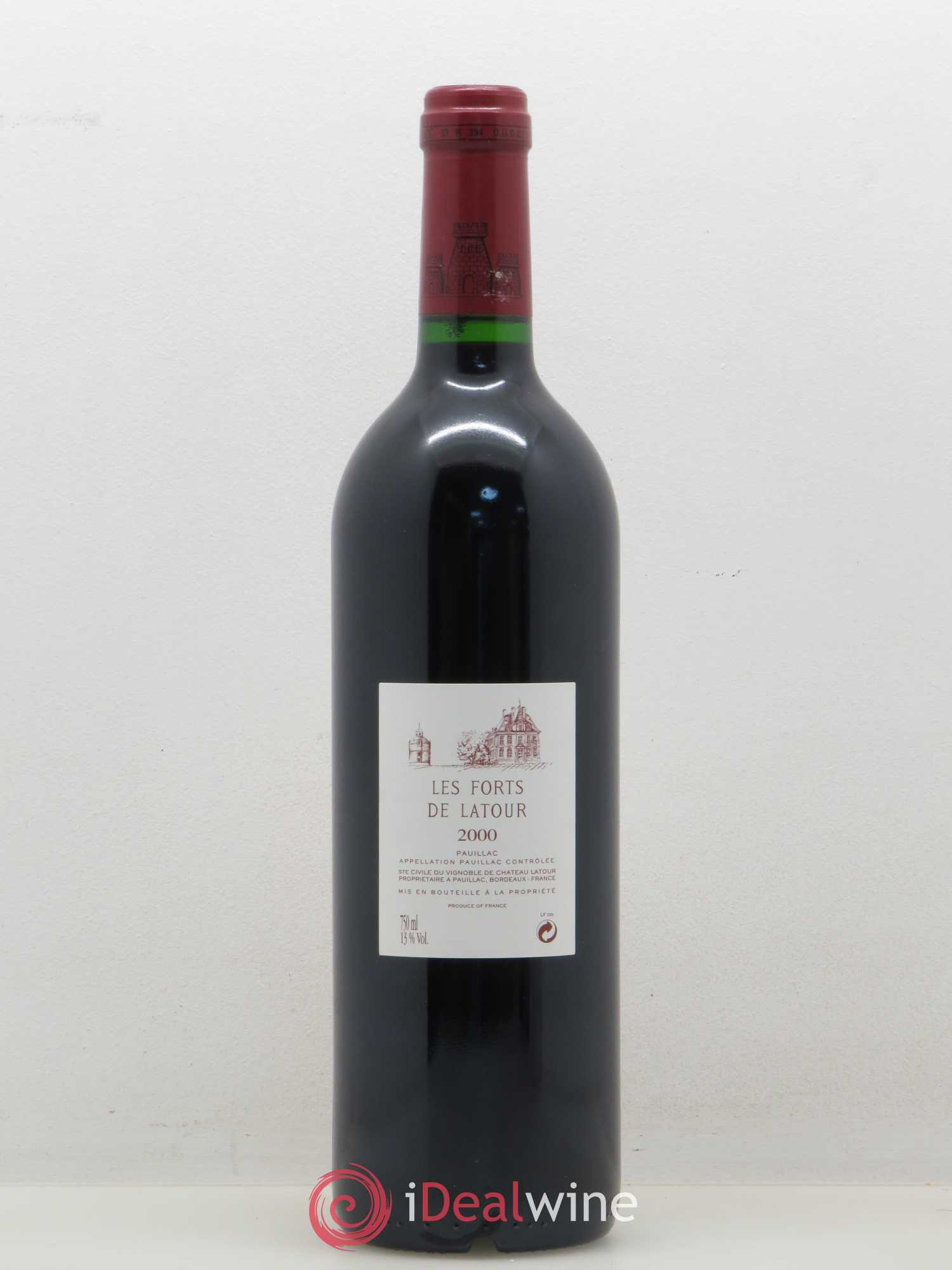Les Forts de Latour Second Vin 2000 - Lot de 1 bouteille - 1