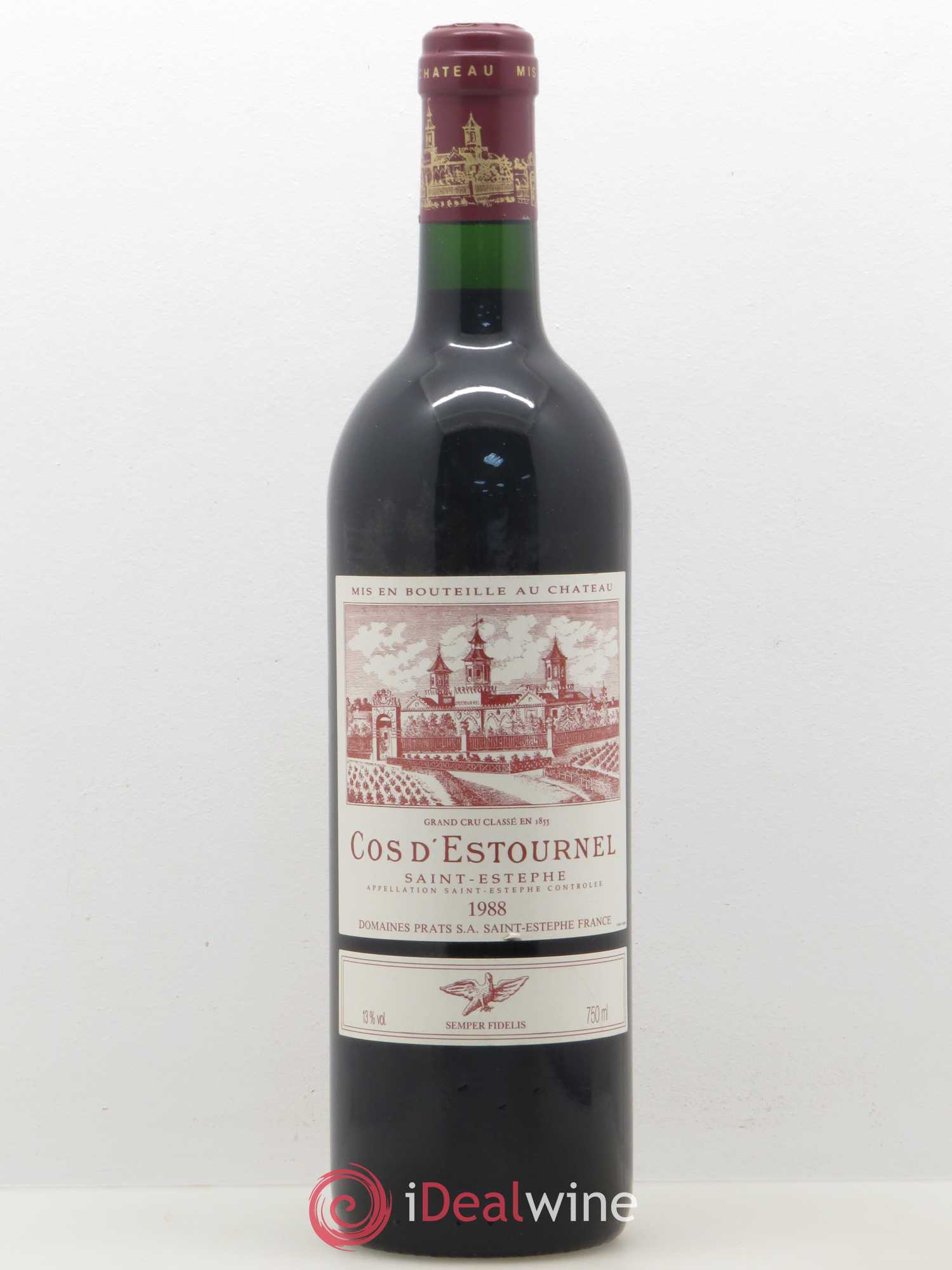 Cos d'Estournel 2ème Grand Cru Classé 1988 - Lot de 1 bouteille - 0