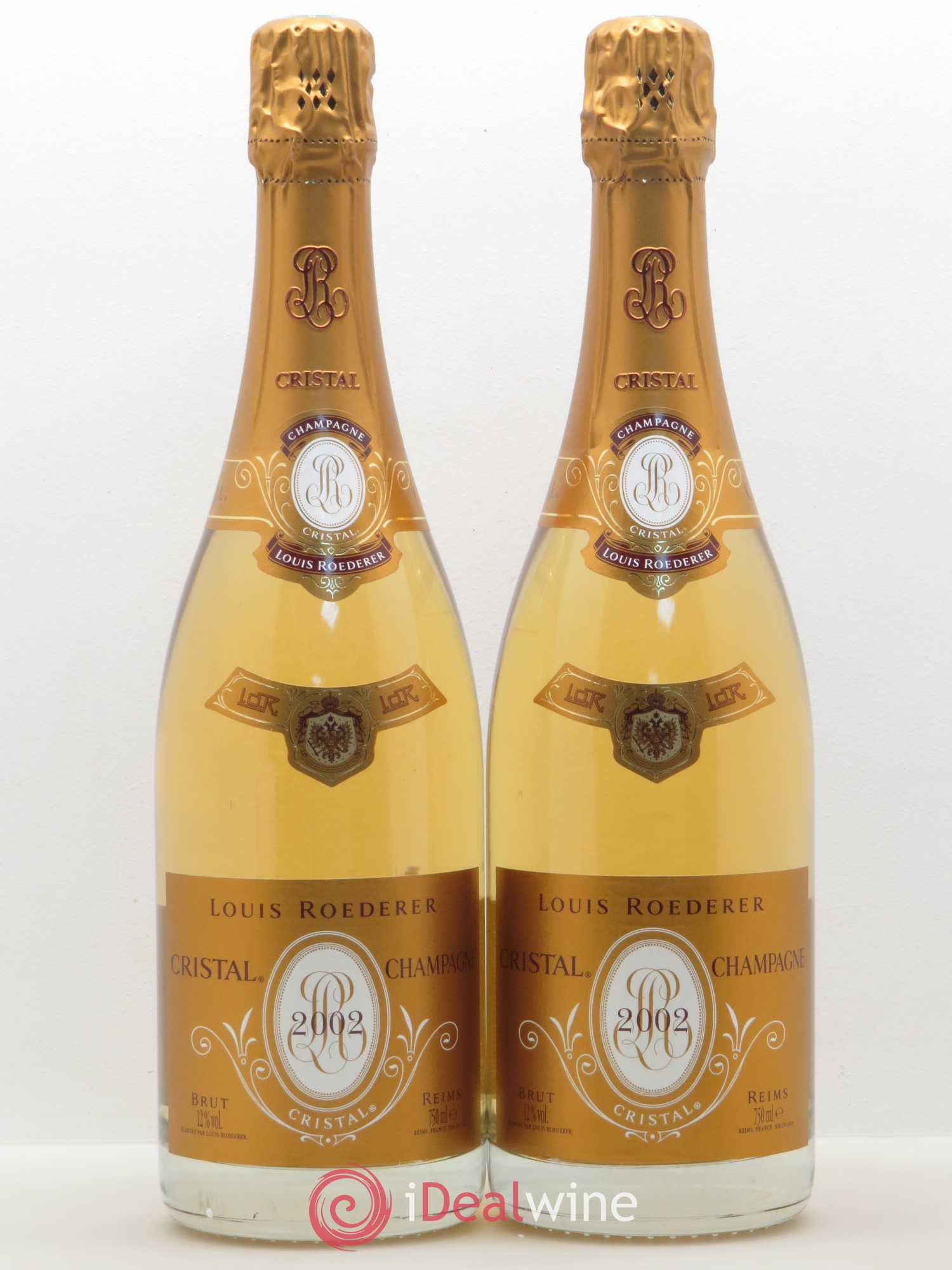 Cristal Louis Roederer 2002 - Lot de 2 bouteilles - 0