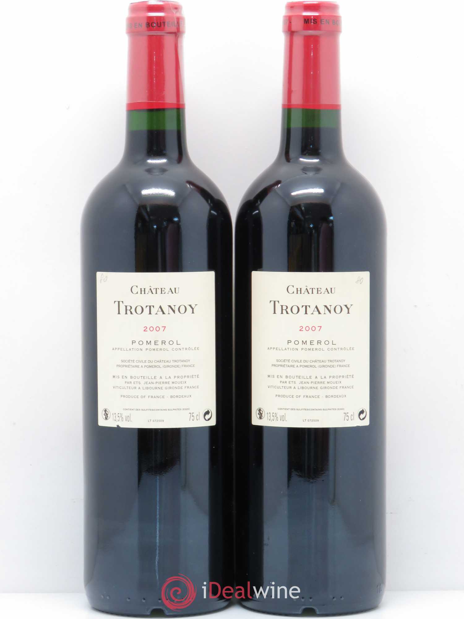 Château Trotanoy 2007 - Lot de 2 bouteilles - 1