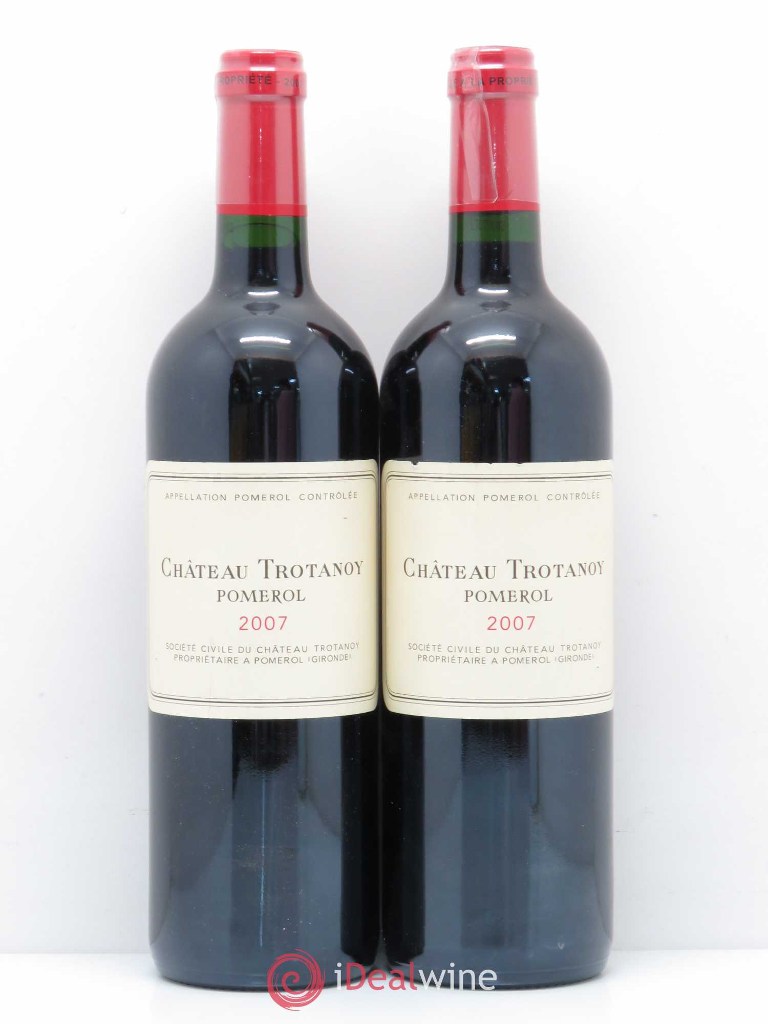 Château Trotanoy 2007 - Lot de 2 bouteilles - 0