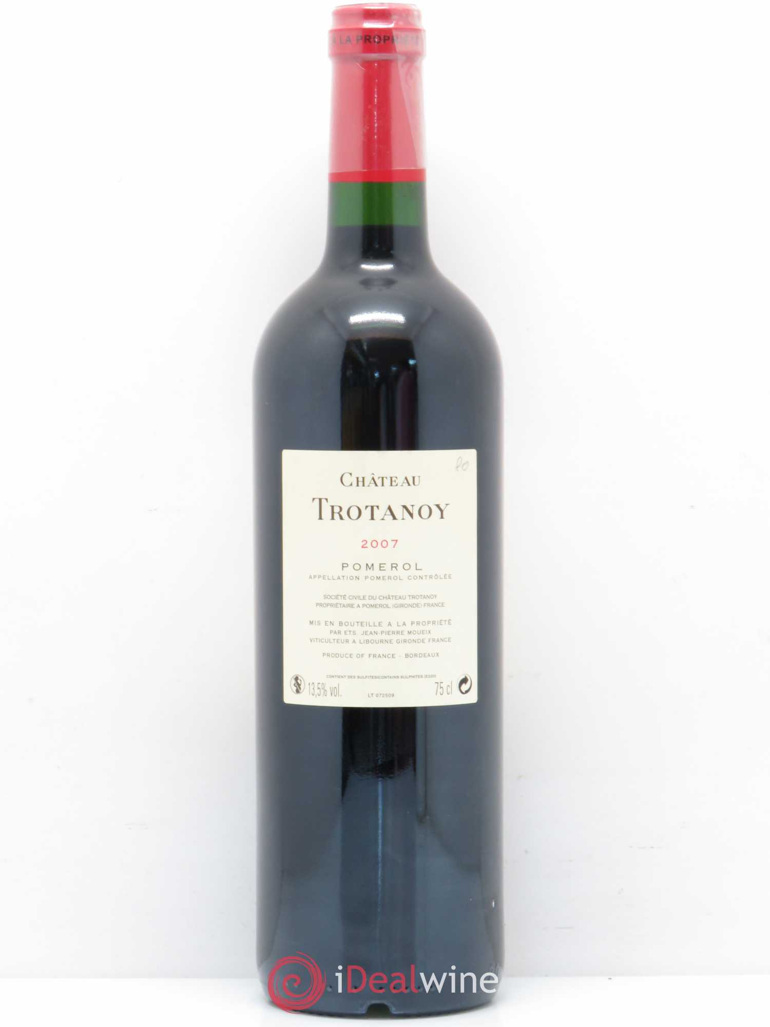 Château Trotanoy 2007 - Lot de 1 bouteille - 1