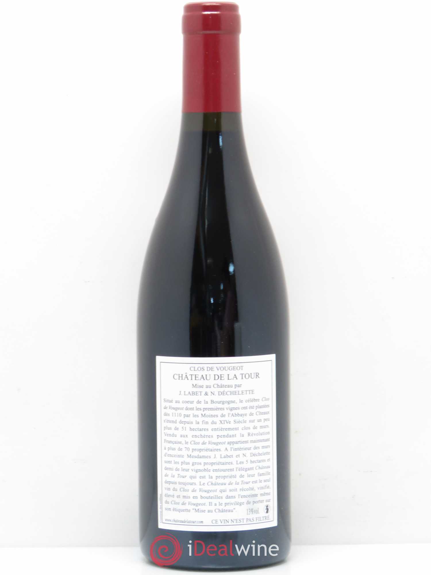 Clos de Vougeot Grand Cru Vieilles Vignes Château La Tour Domaine Labet 2009 - Posten von 1 Flasche - 1