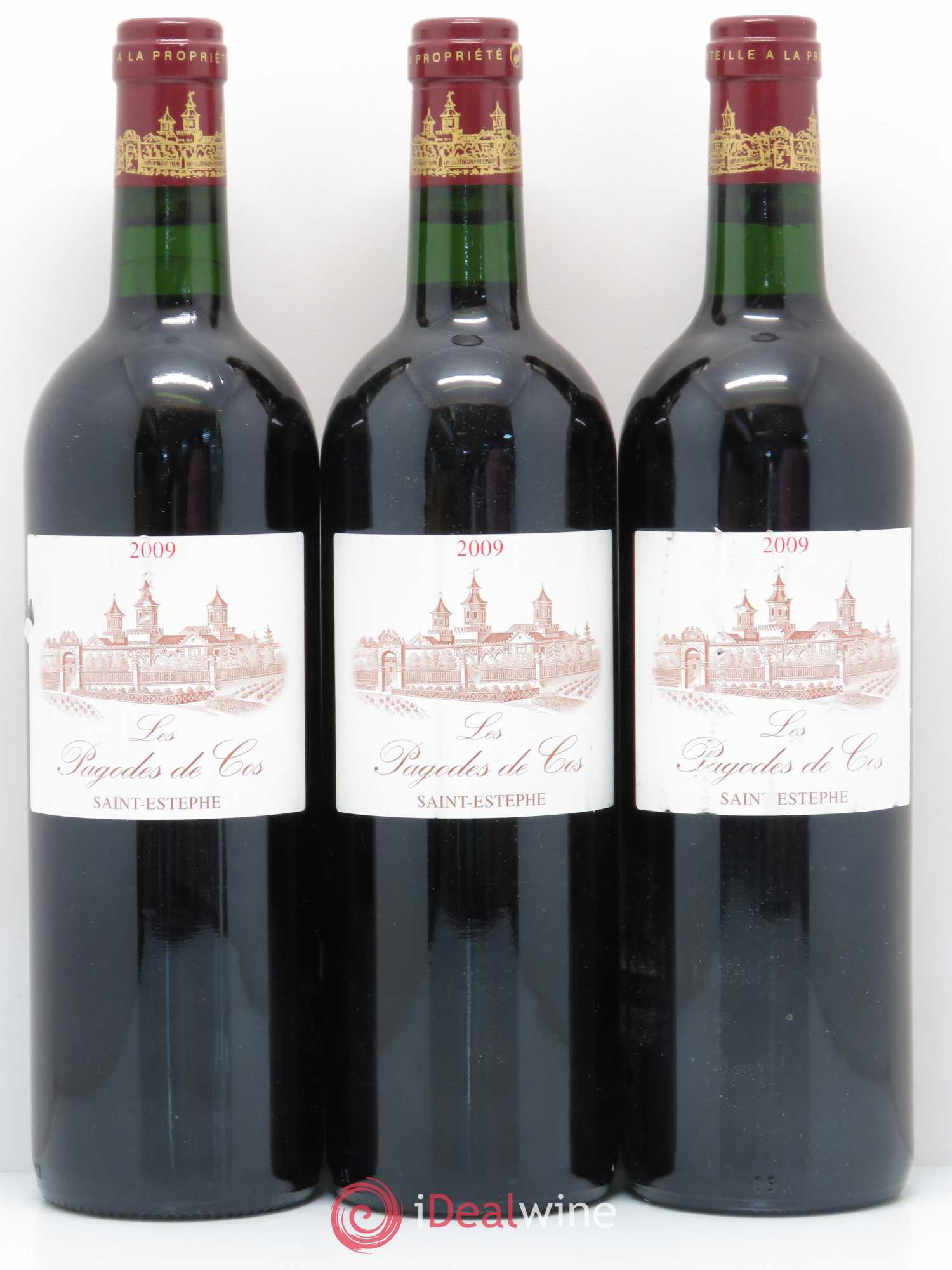 Les Pagodes de Cos Second Vin 2009 - Lot de 3 bouteilles - 0