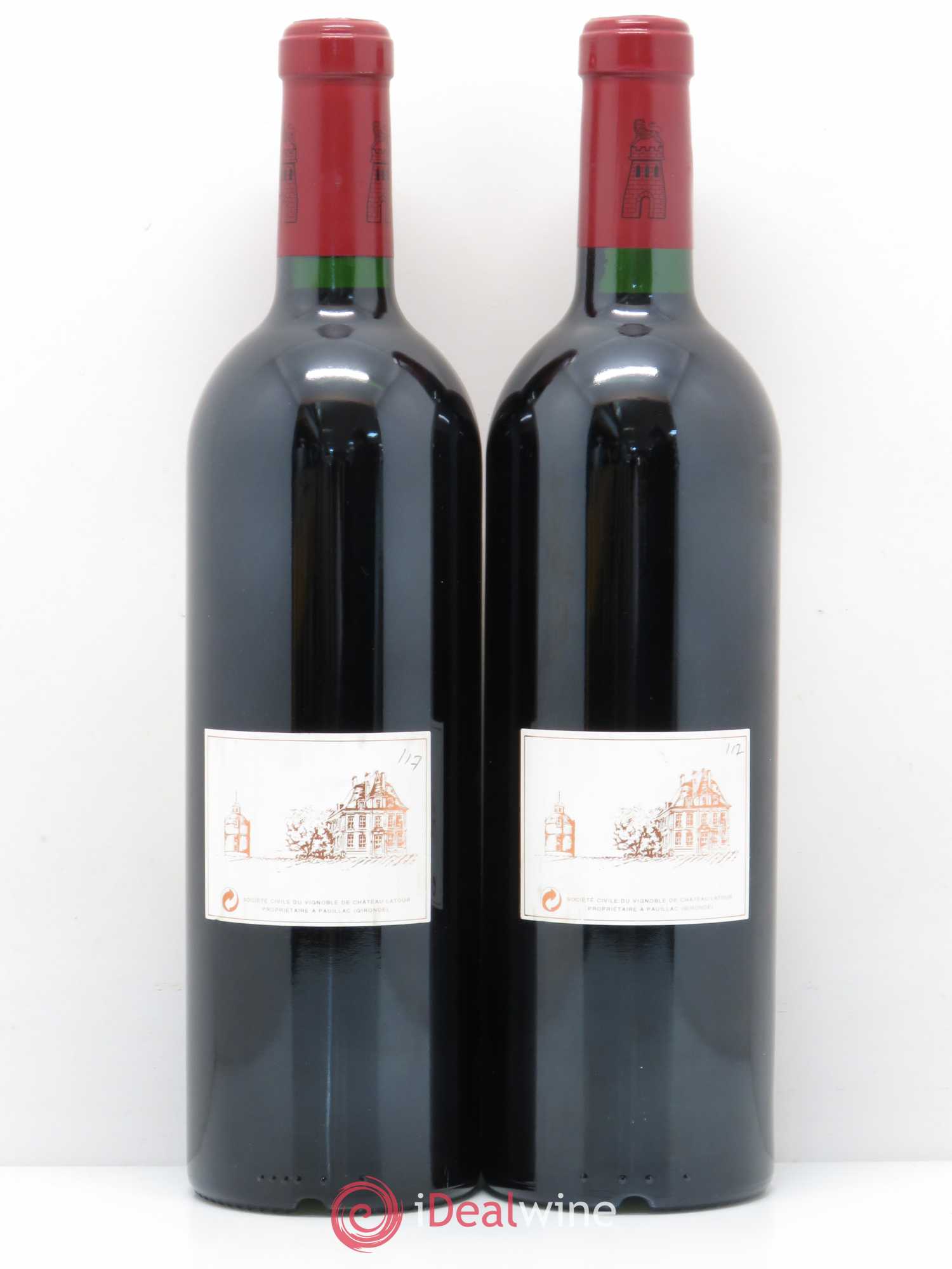 Château Latour 1er Grand Cru Classé 1999 - Lot de 2 bouteilles - 1