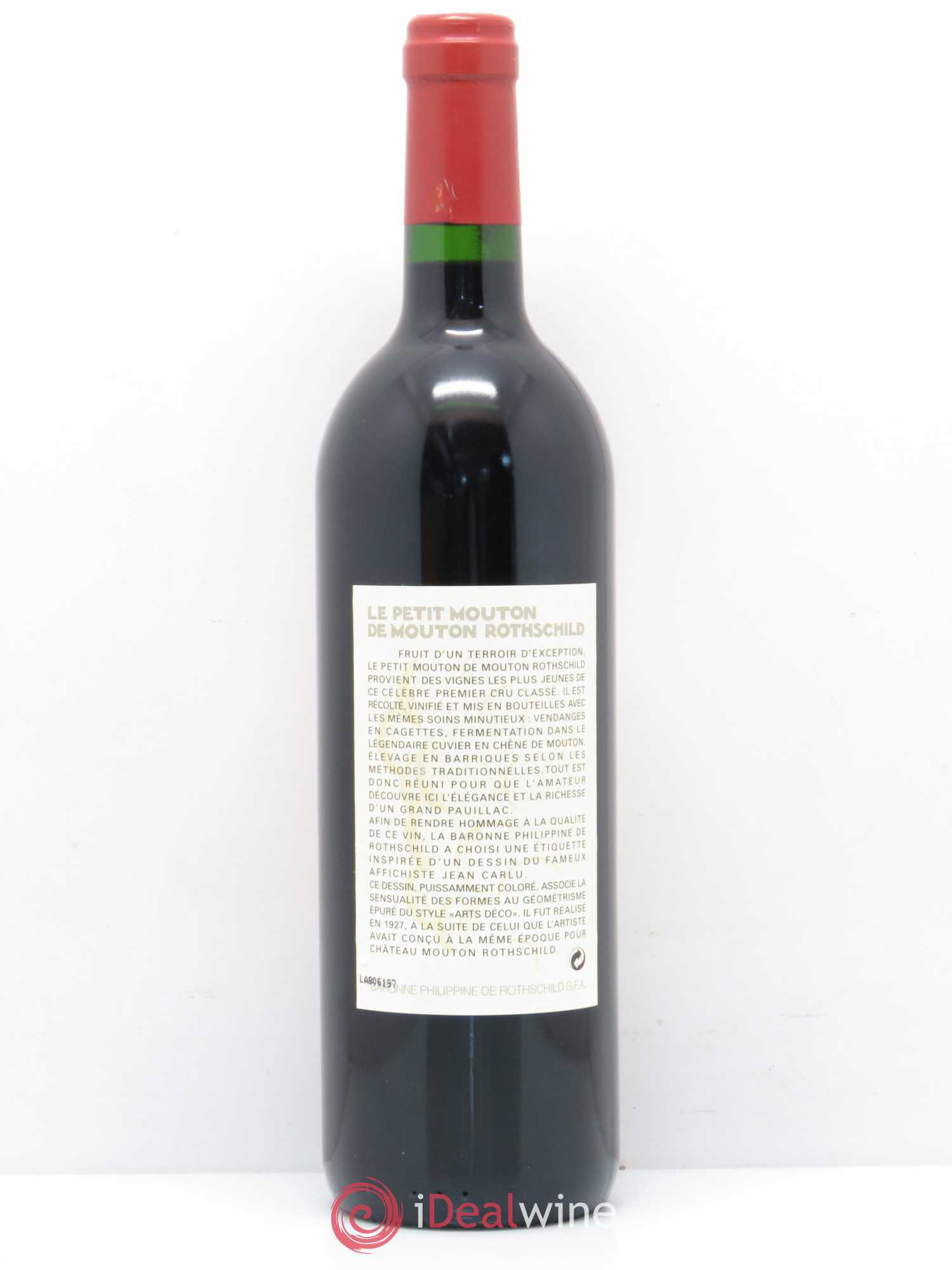 Petit Mouton Second Vin 1999 - Lot de 1 bouteille - 1