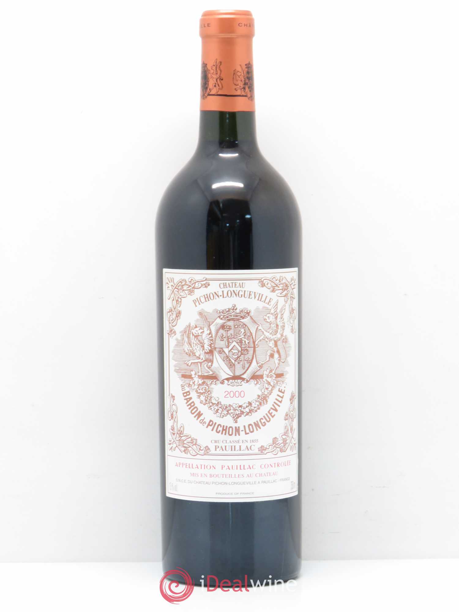 Pichon Longueville Baron 2ème Grand Cru Classé 2000 - Lot de 1 bouteille - 0