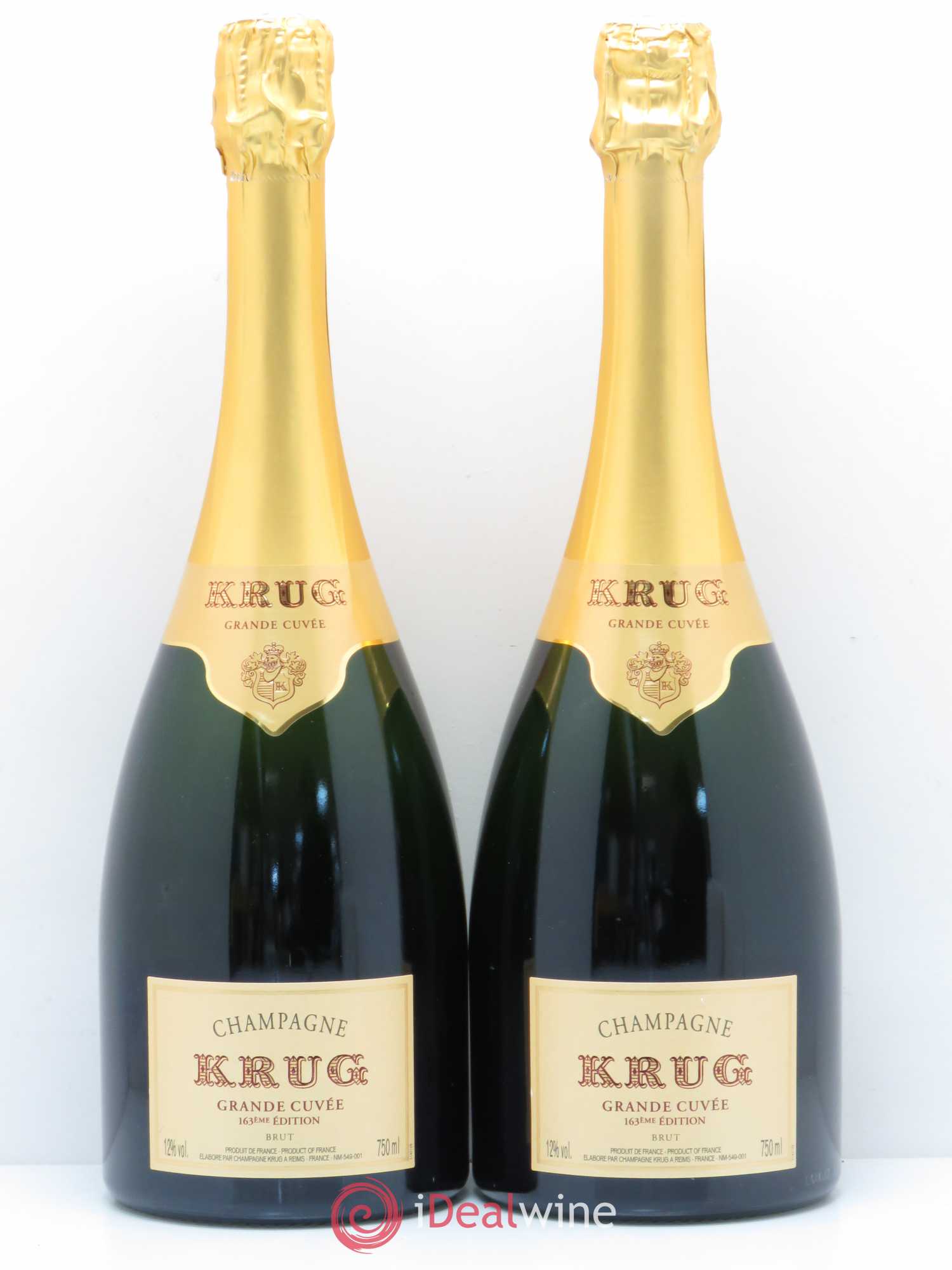 Grande Cuvée Brut Krug 163 Edition - Lot de 2 bouteilles - 0