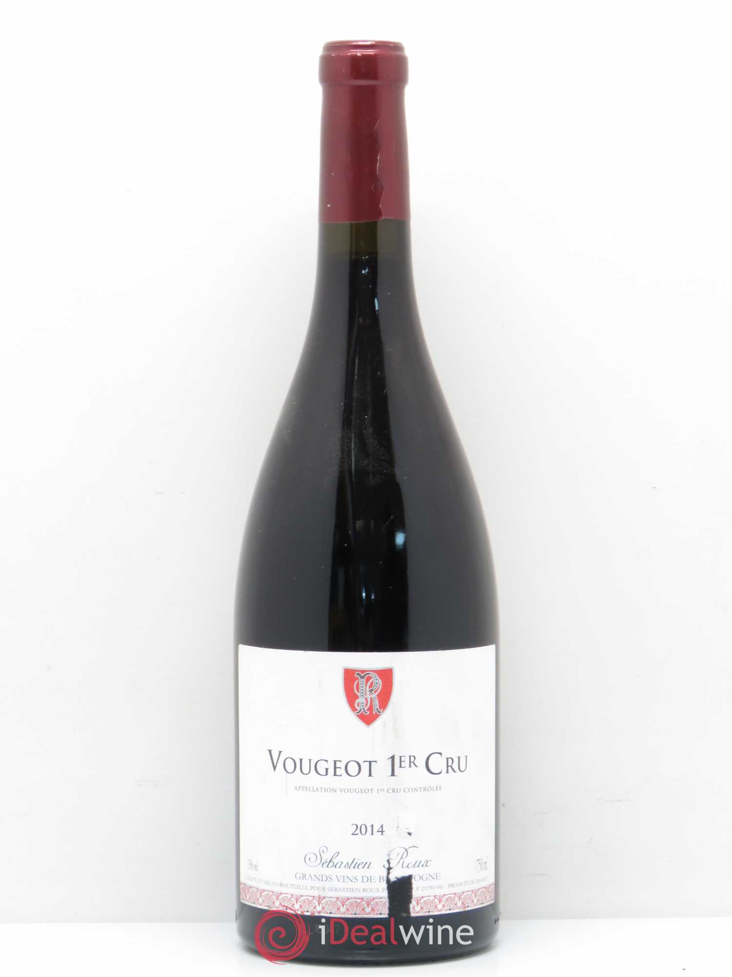 Vougeot 1er Cru Domaine Sebastien Roux 2014 - Lot de 1 bouteille - 0