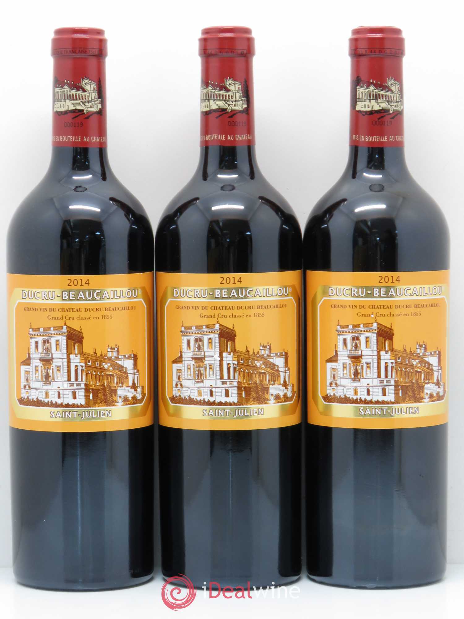 Château Ducru Beaucaillou 2ème Grand Cru Classé 2014 - Lot de 3 bouteilles - 0