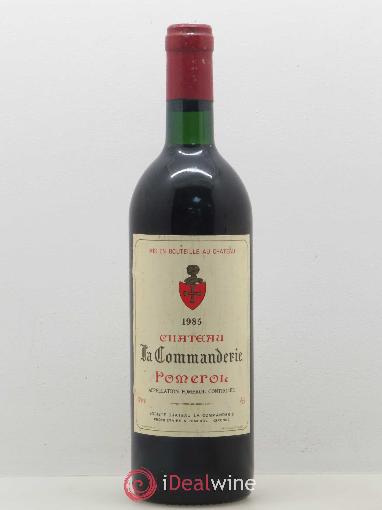 Château la Commanderie Grand Cru Classé 1985 - Lot de 1 bouteille - 0