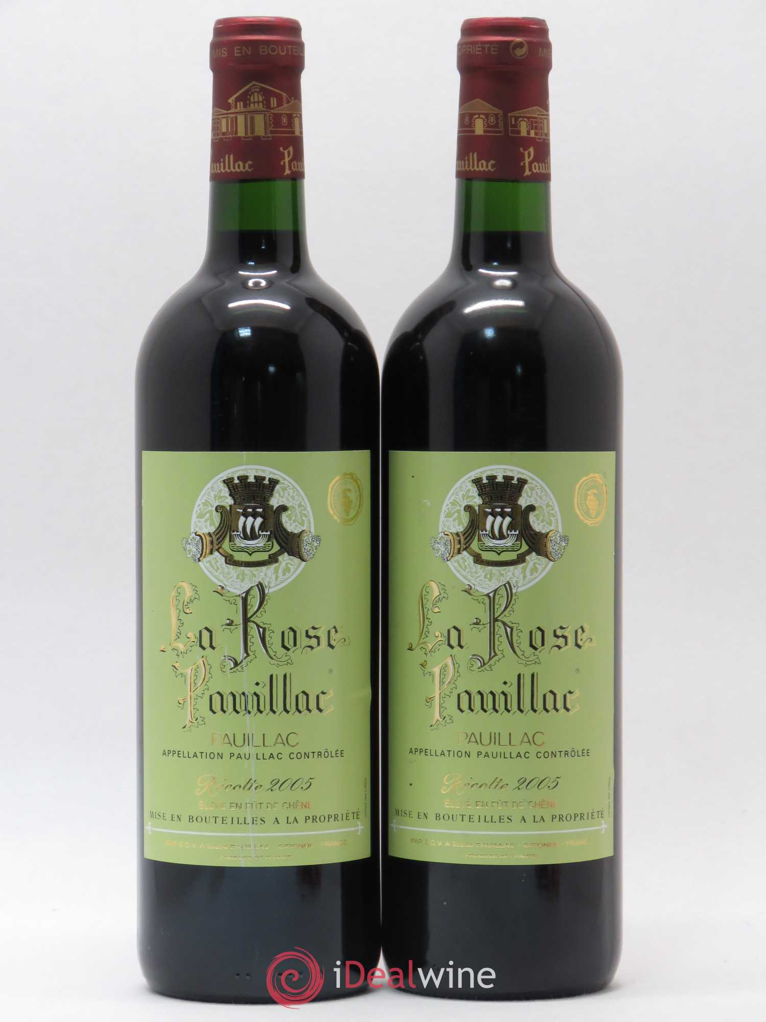 La Rose Pauillac 2005 - Lot de 2 bouteilles - 0