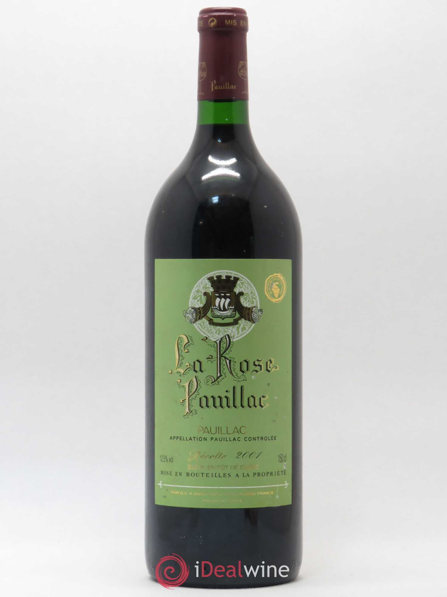 La Rose Pauillac 2001 - Lot de 1 magnum - 0