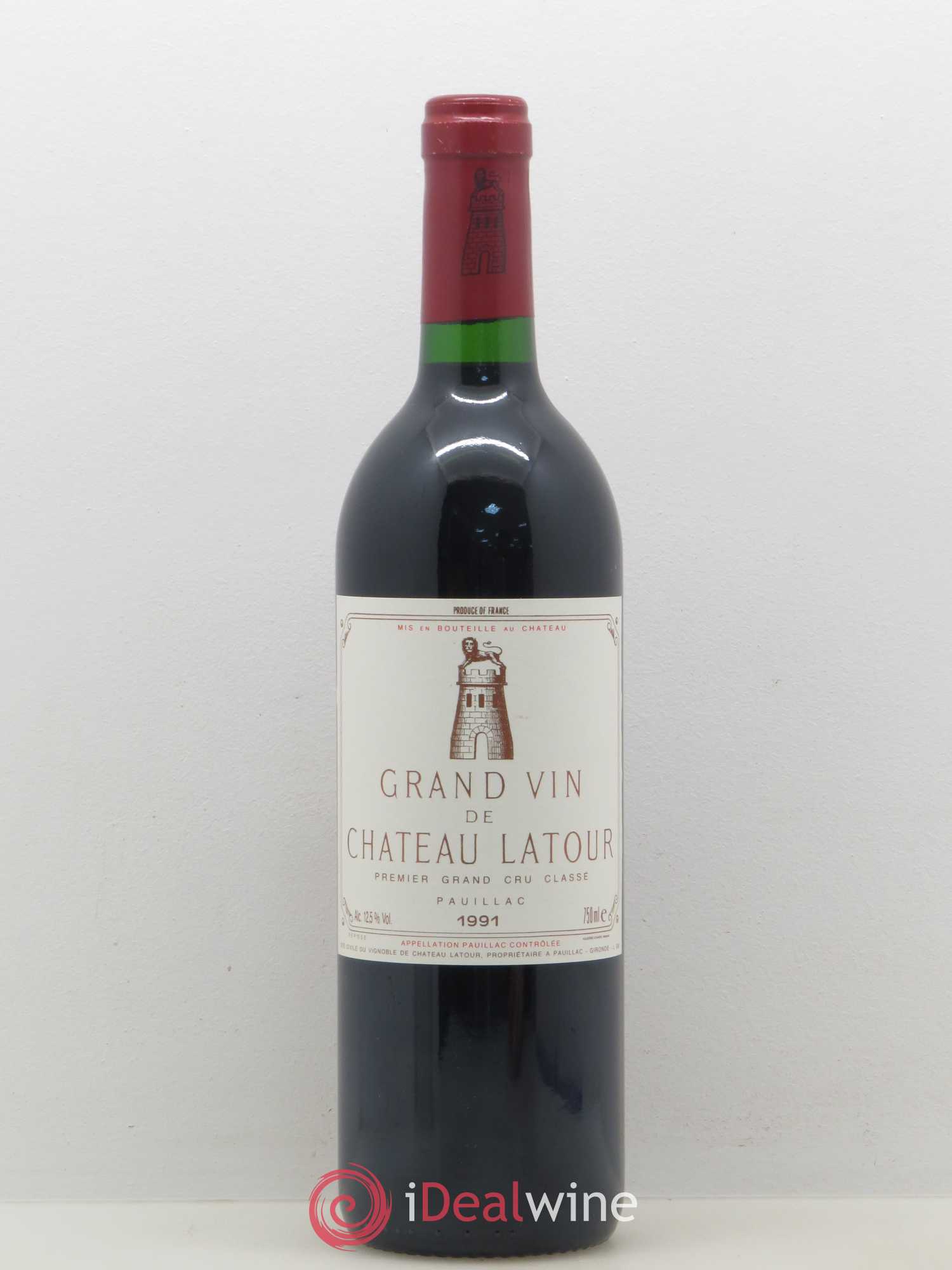 Château Latour 1er Grand Cru Classé 1991 - Lot de 1 bouteille - 0