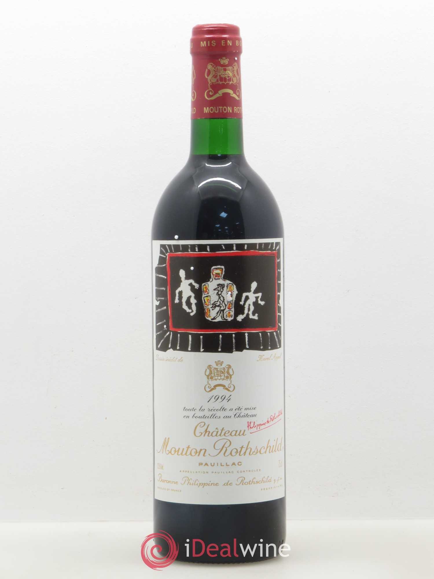 Château Mouton Rothschild 1er Grand Cru Classé 1994 - Lot de 1 bouteille - 0